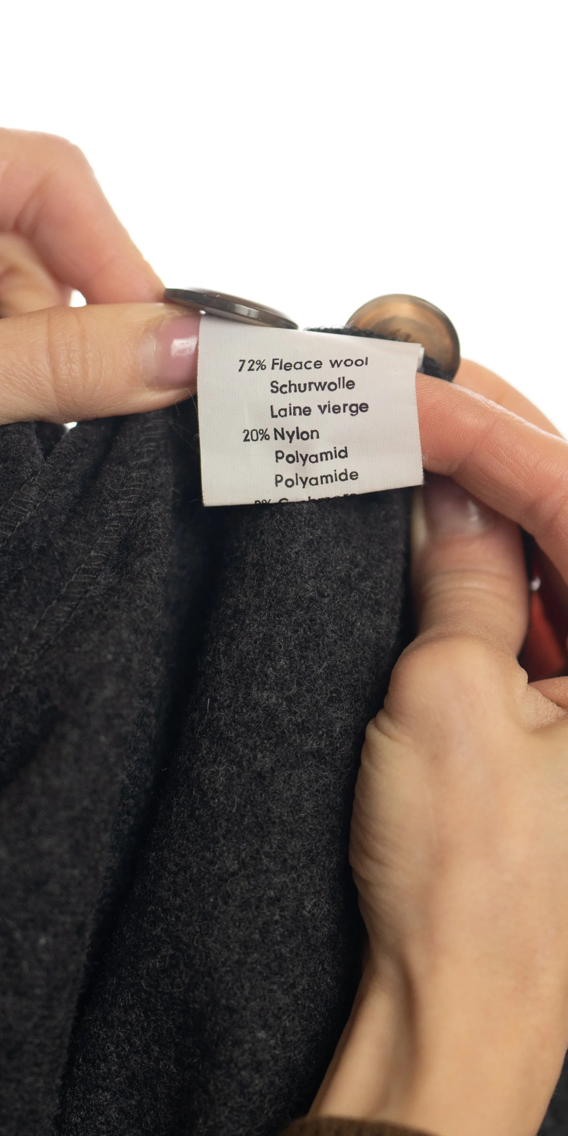 Poncho din lana si casmir