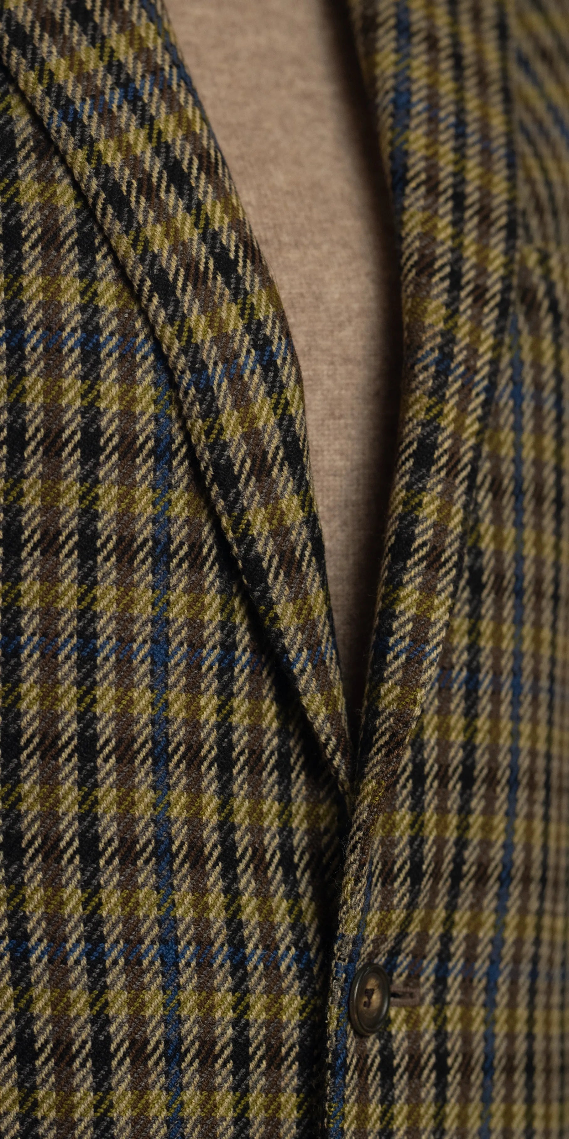 Sacou din lana si casmir cu tesatura Loro Piana