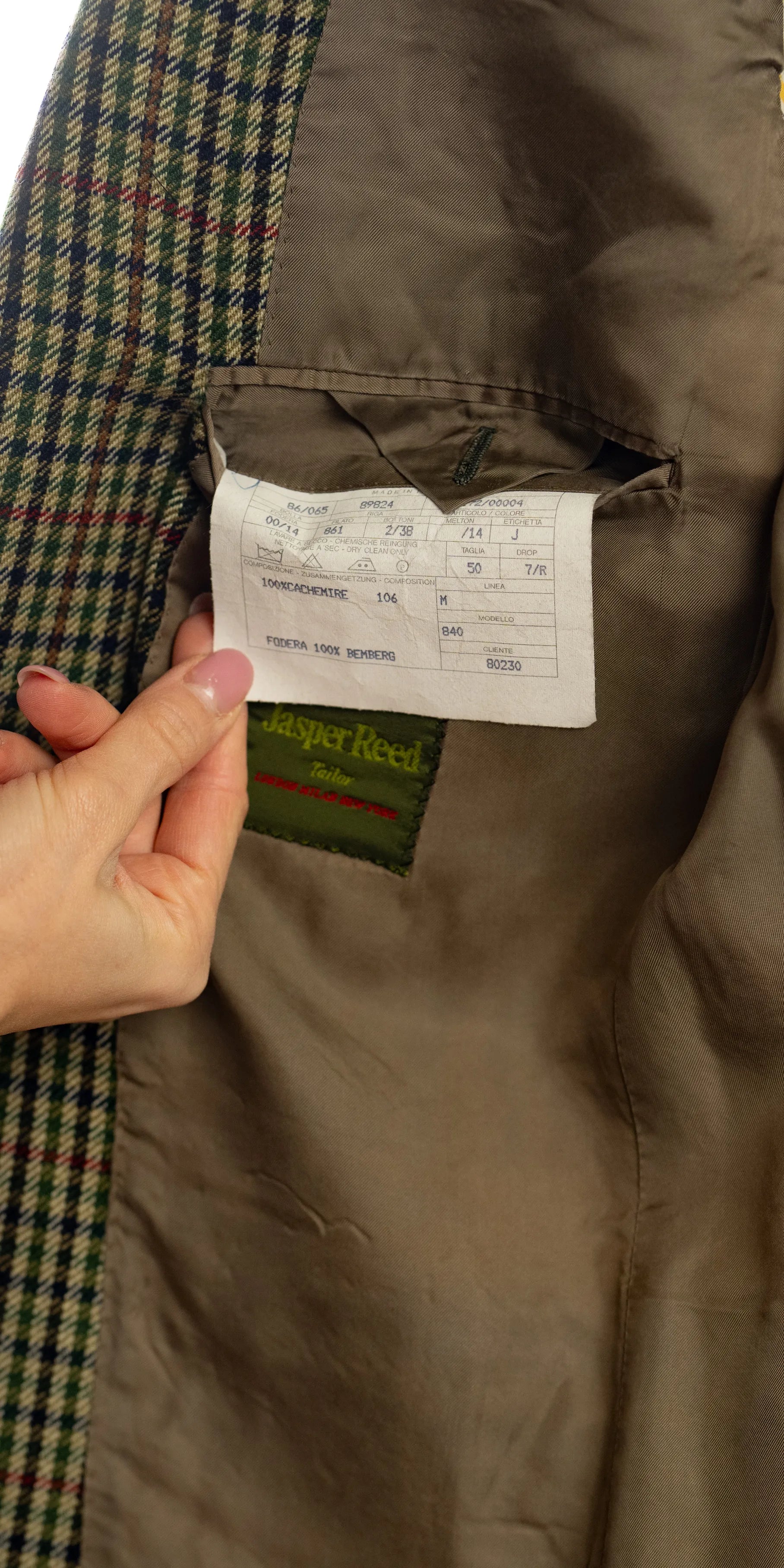 Sacou din casmir 100%