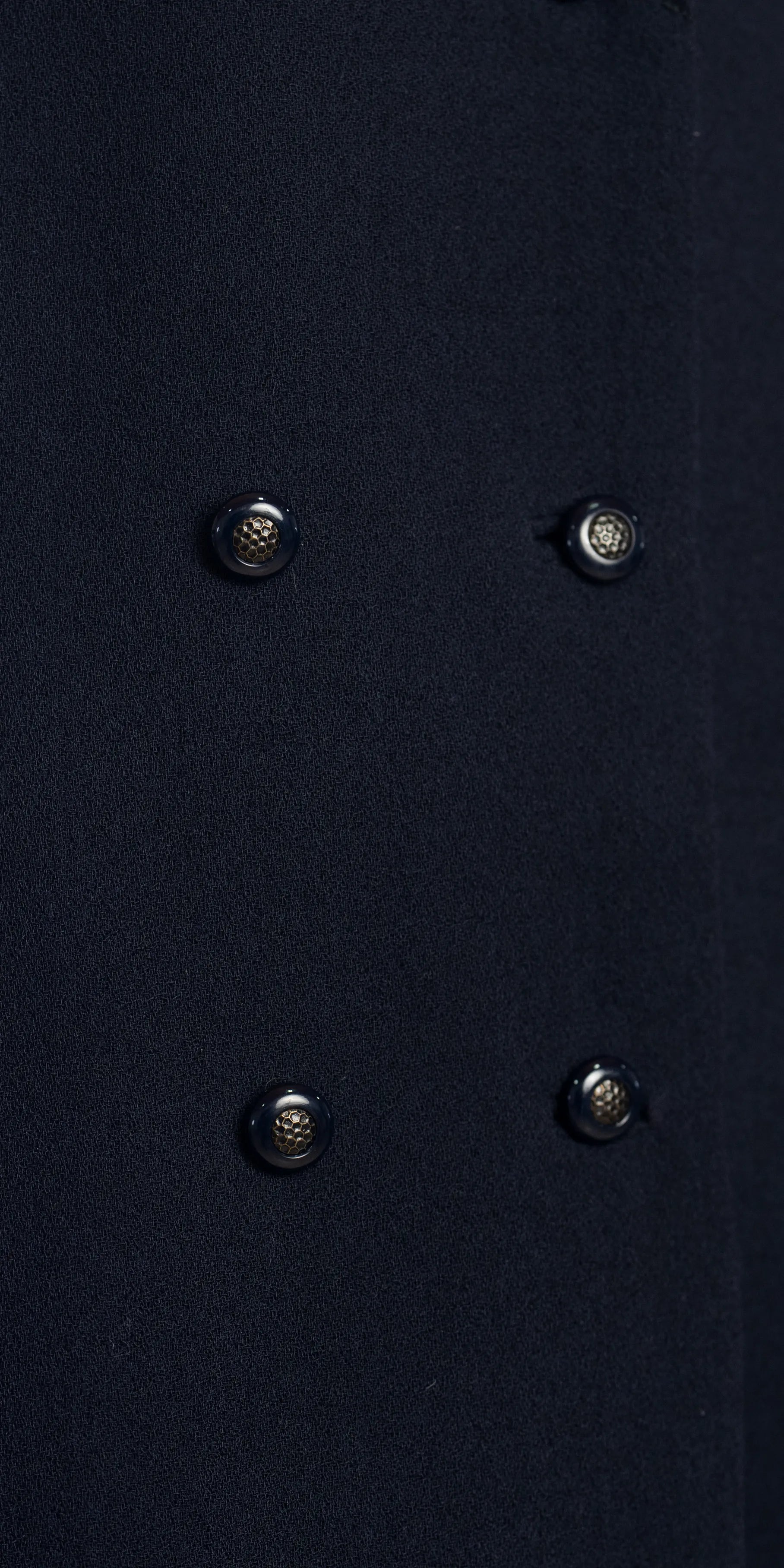 Palton handmade din lana crepe