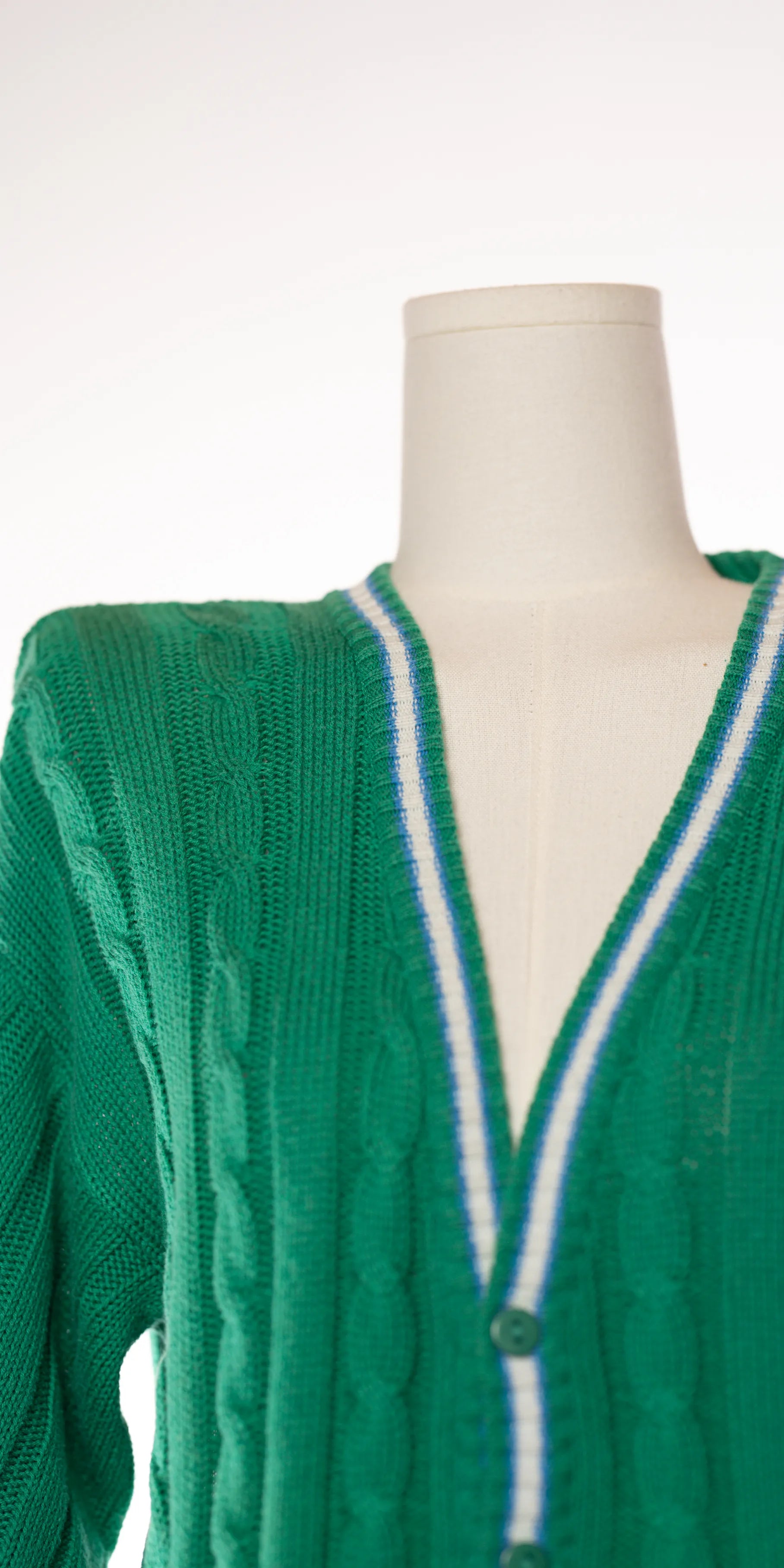 Cardigan cu torsade din bumbac