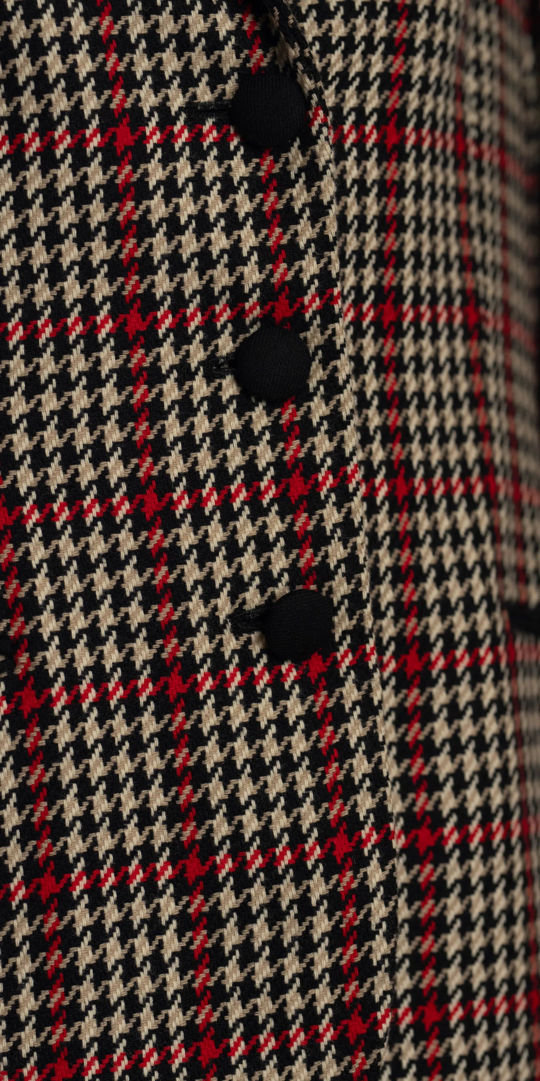 Sacou tweed din lana