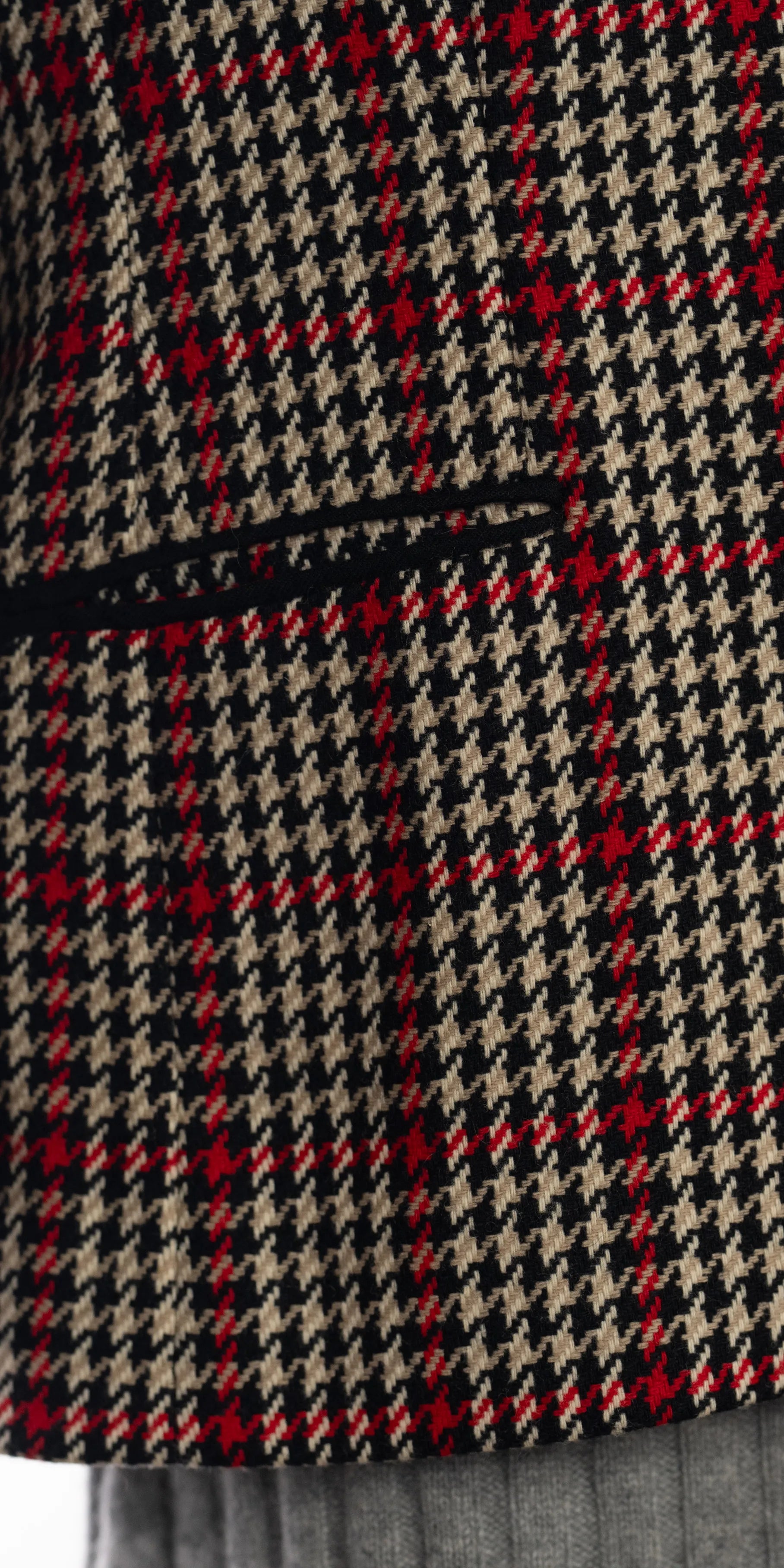 Sacou tweed din lana