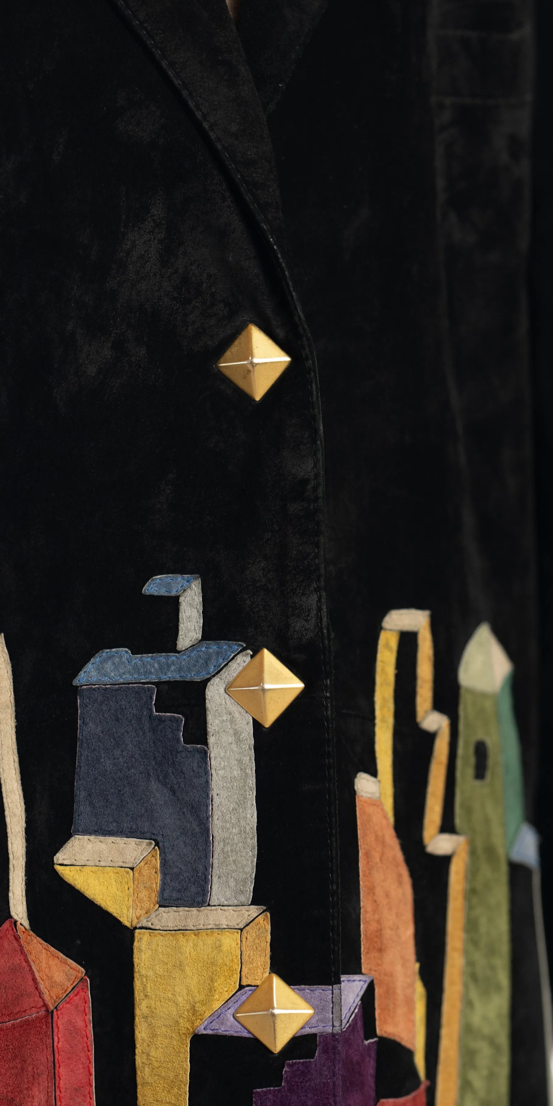 Sacou din piele intoarsa