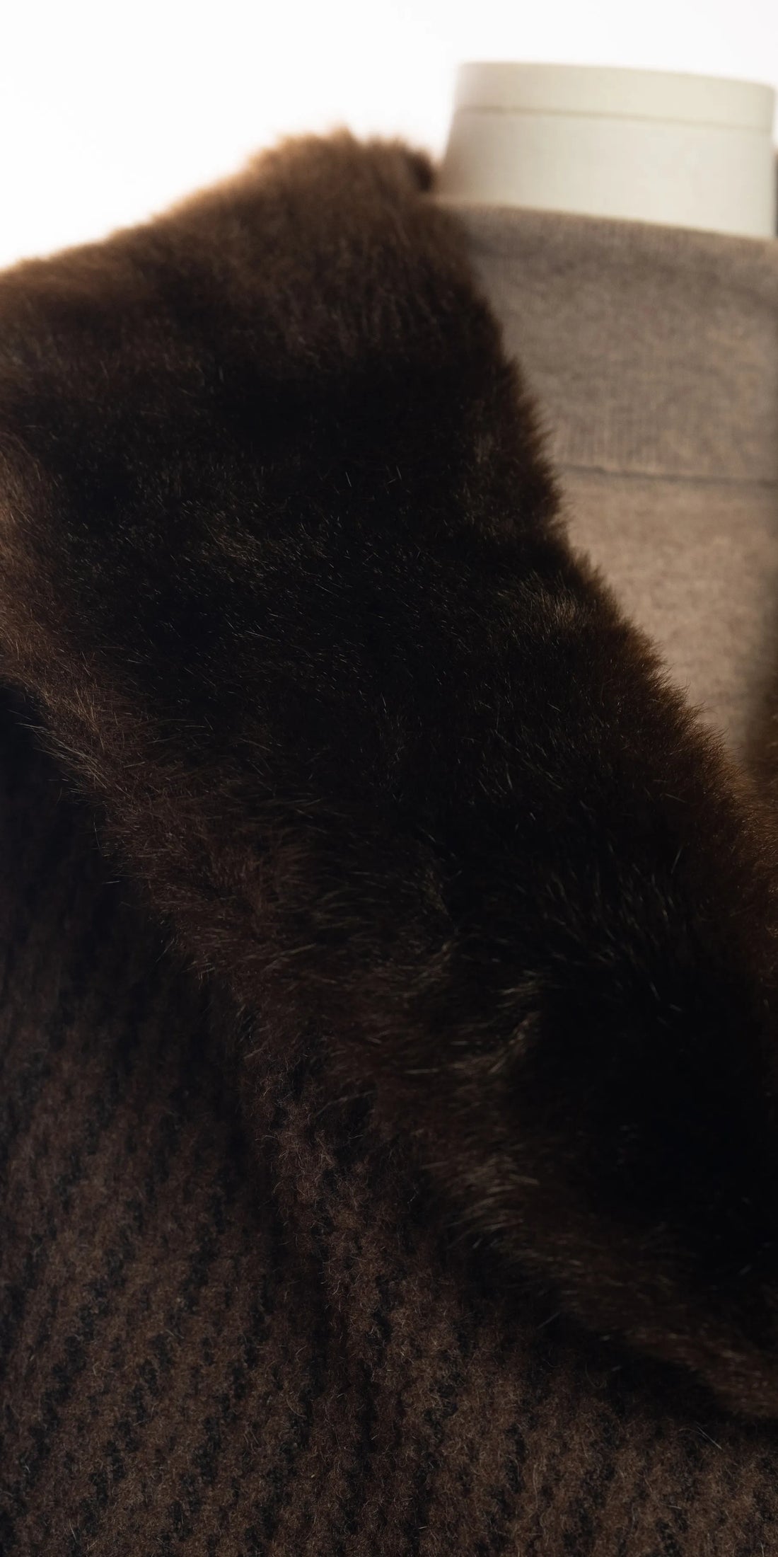 Palton amplu din alpaca