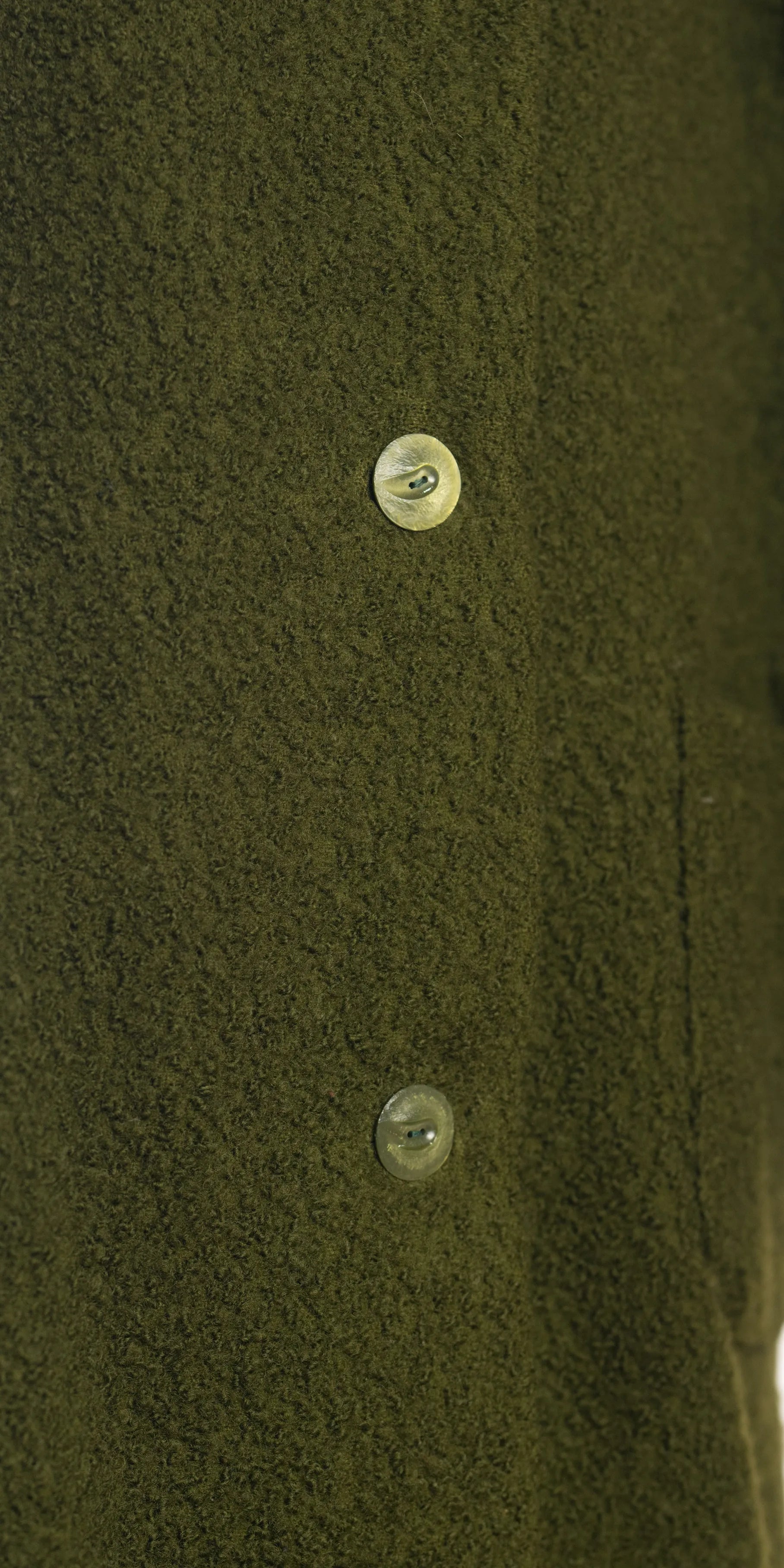 Palton oversized, handmade din lana boucle