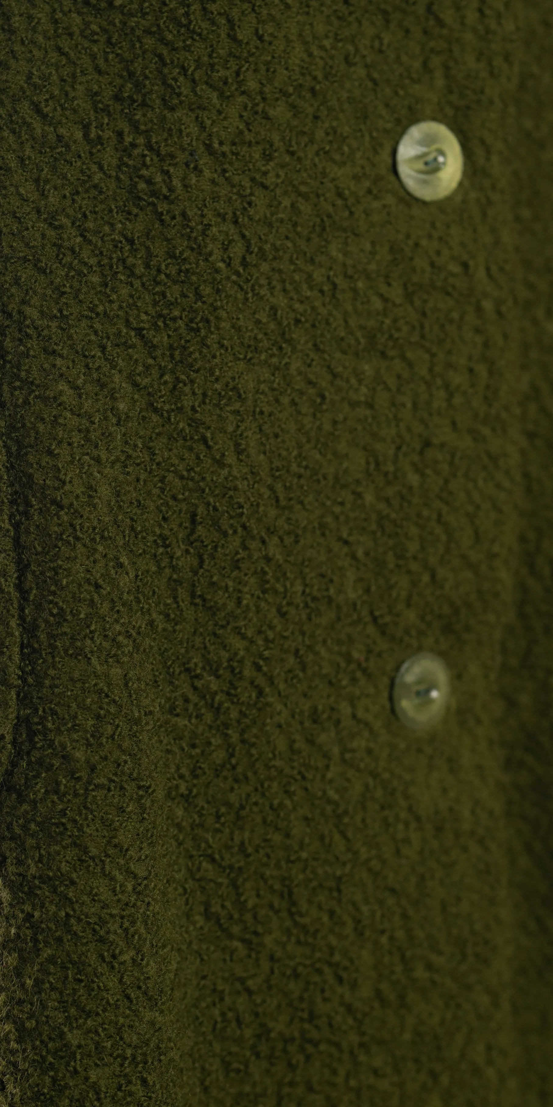 Palton oversized, handmade din lana boucle