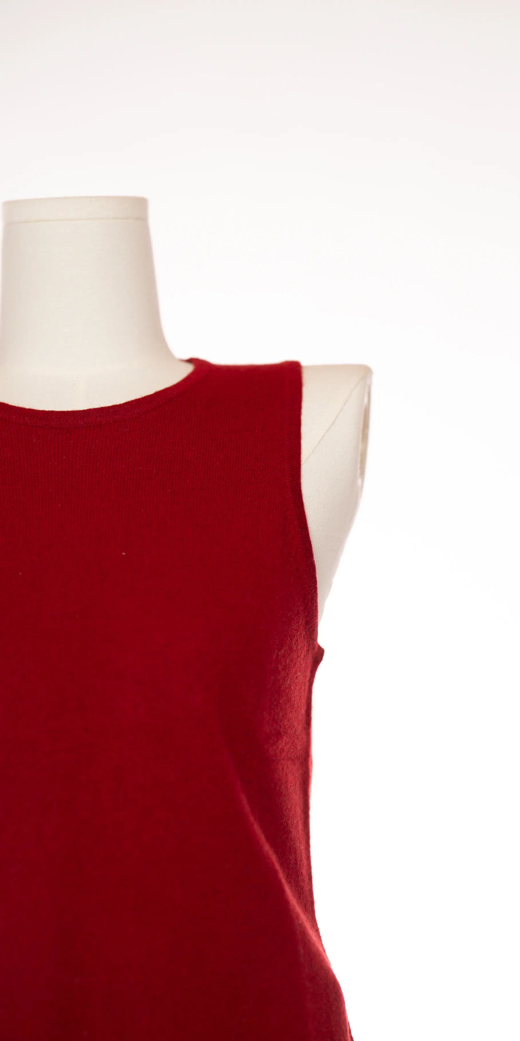 Bluza fara maneci din casmir - Magsachoni