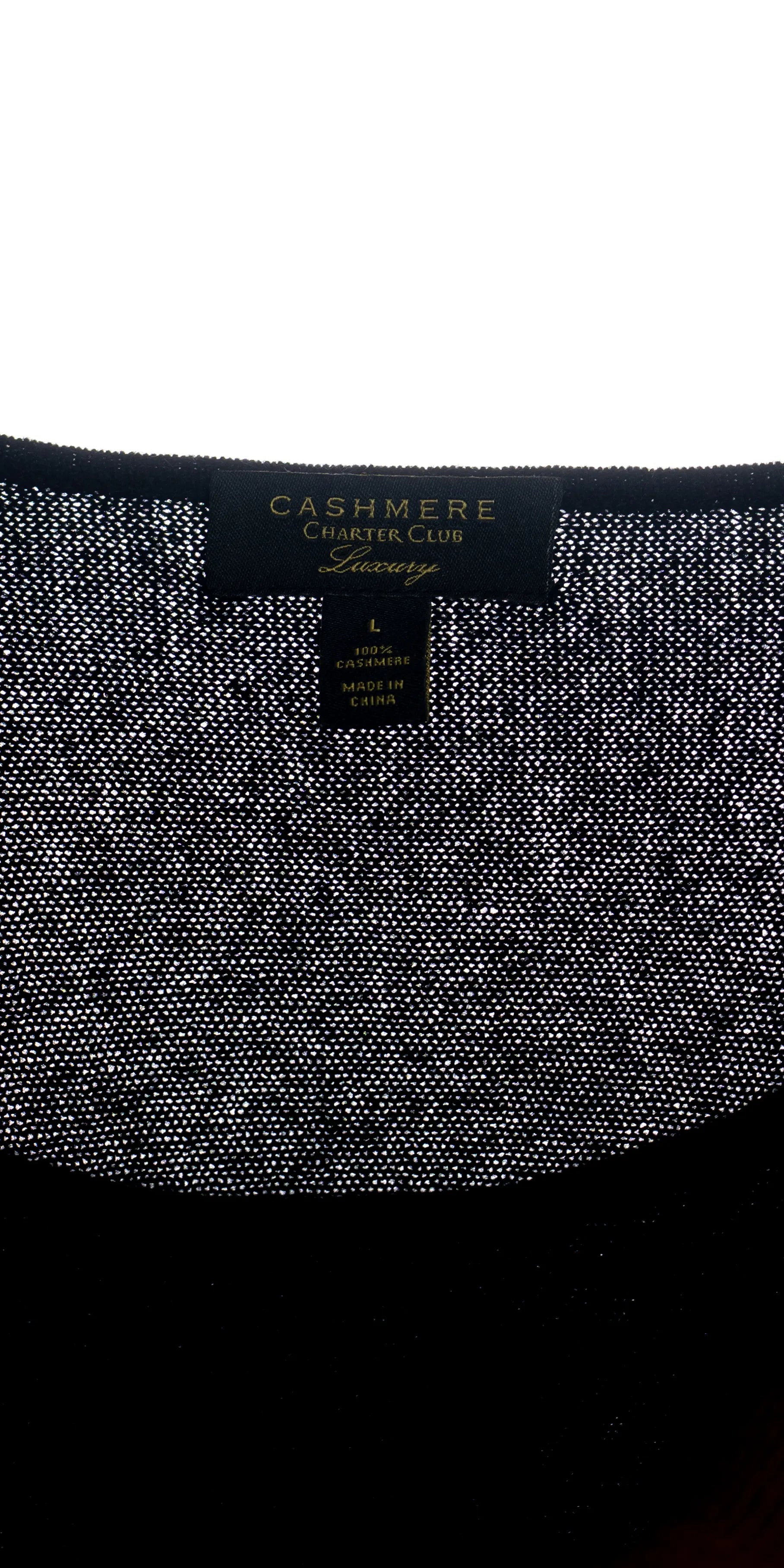 Pulover asimetric din casmir - Charter Club