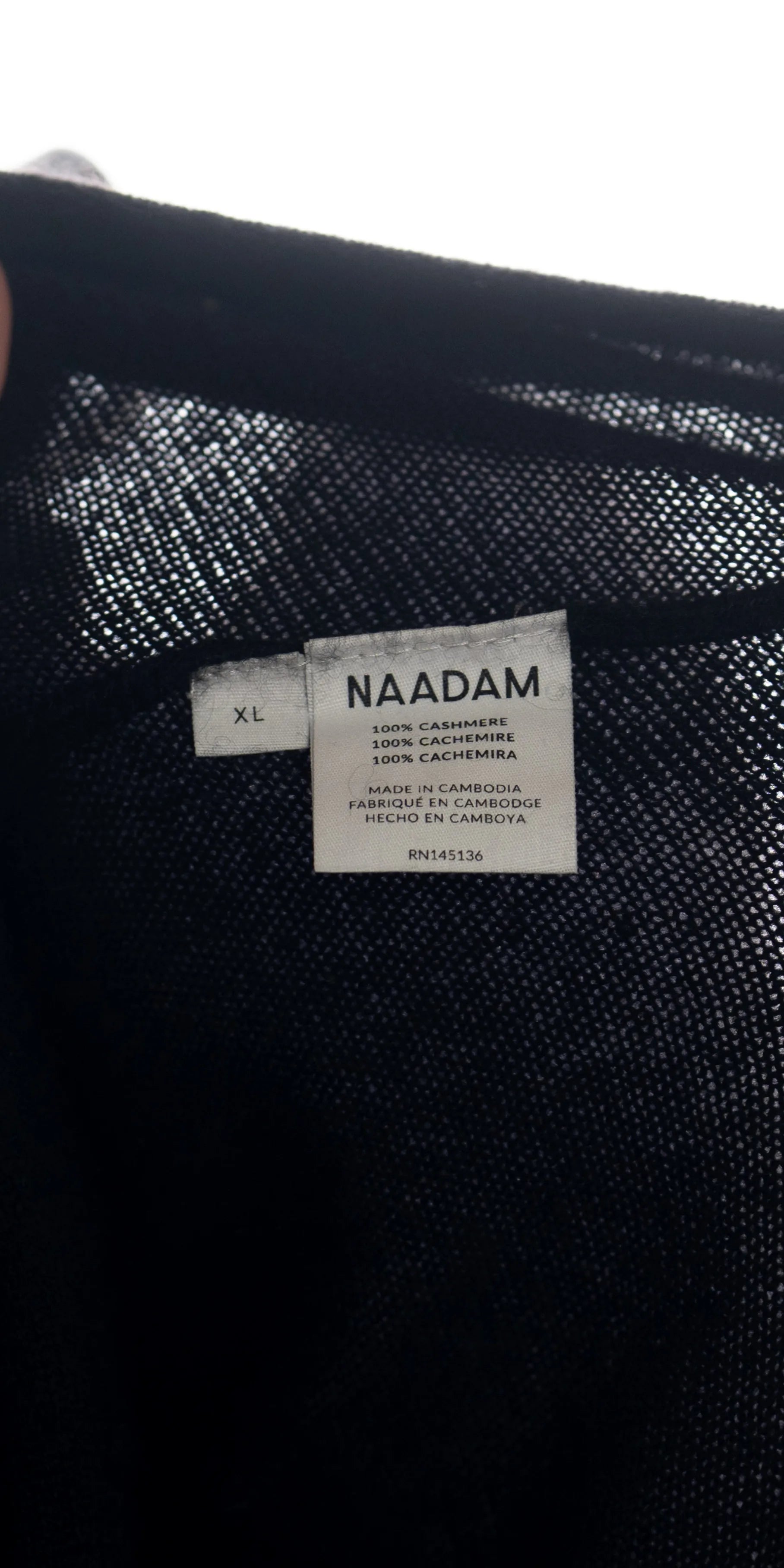 Pulover oversized din casmir Naadam