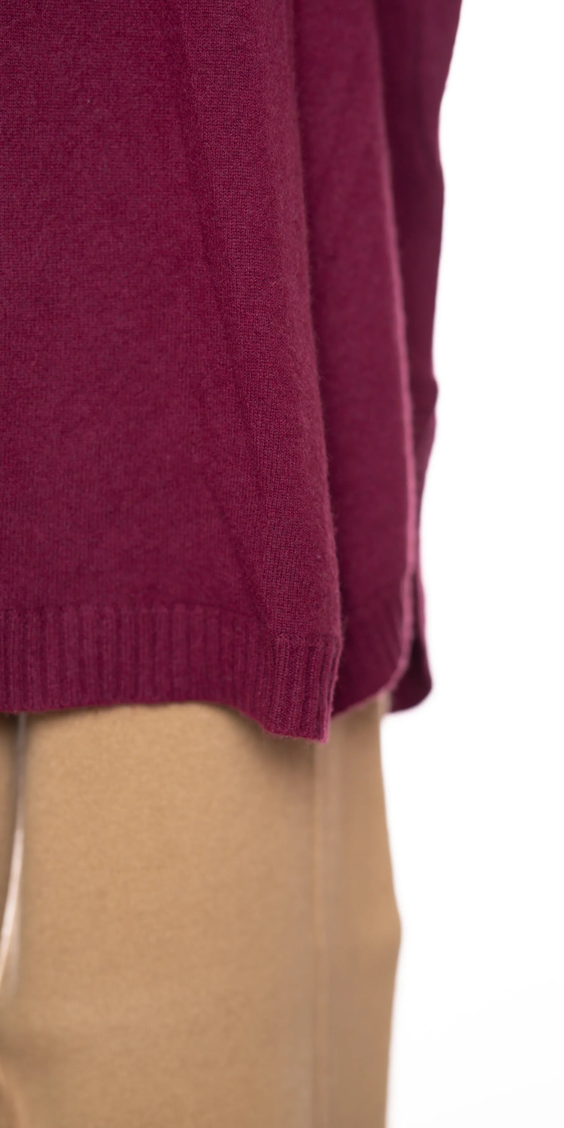 Bluza oversized cu maneci fluture din casmir