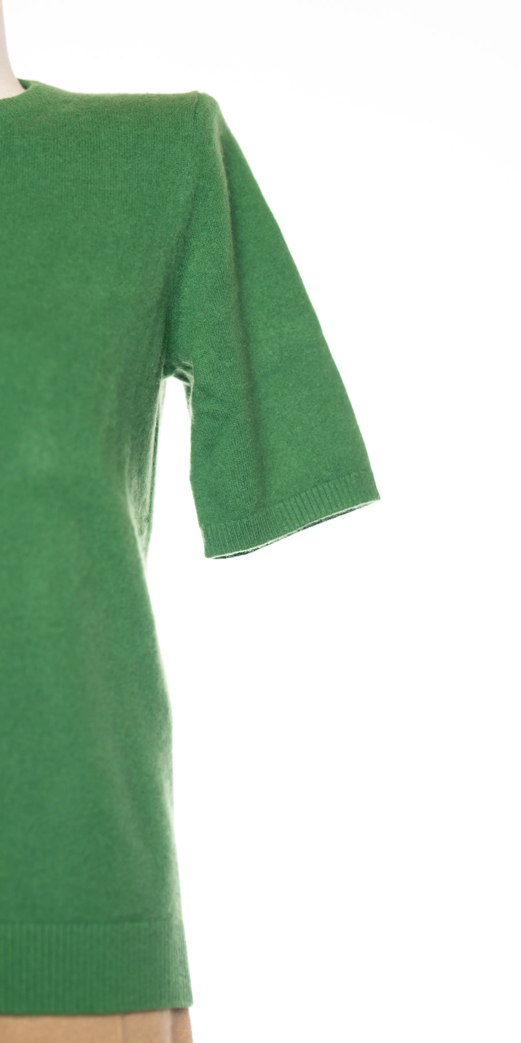 Bluza cu maneca scurta din casmir