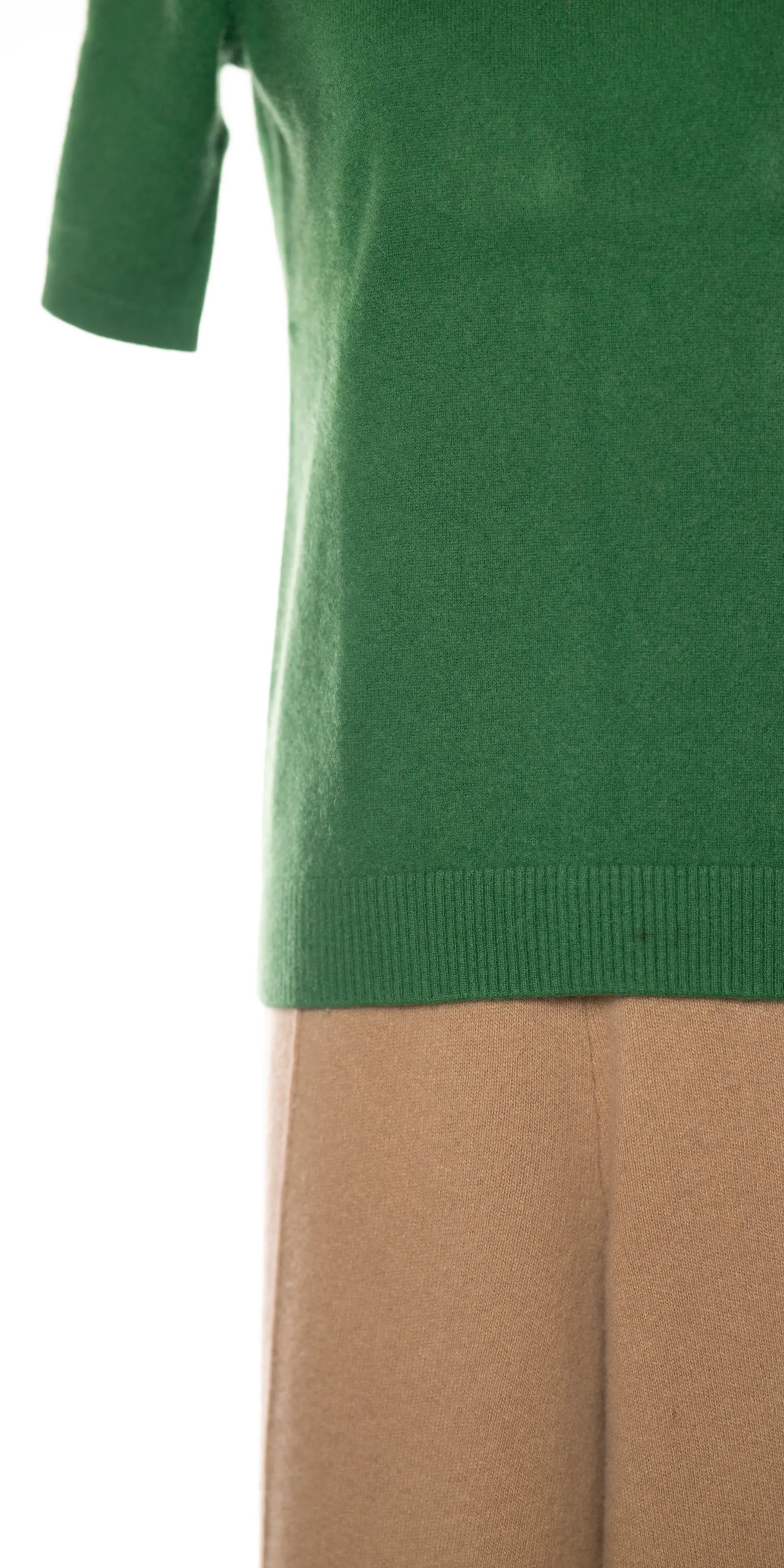 Bluza cu maneca scurta din casmir