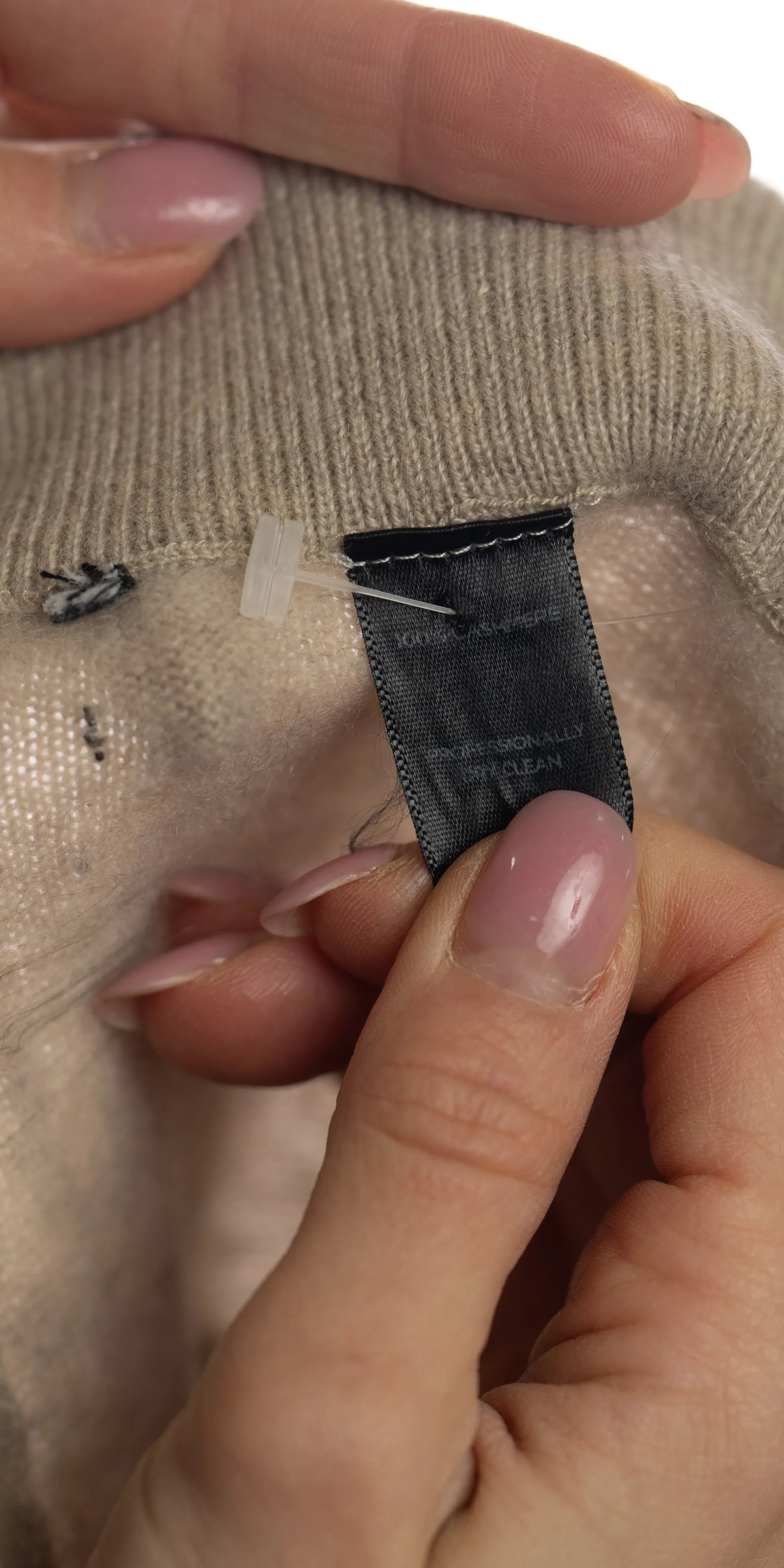 Pantaloni drepti cu buzunare din casmir