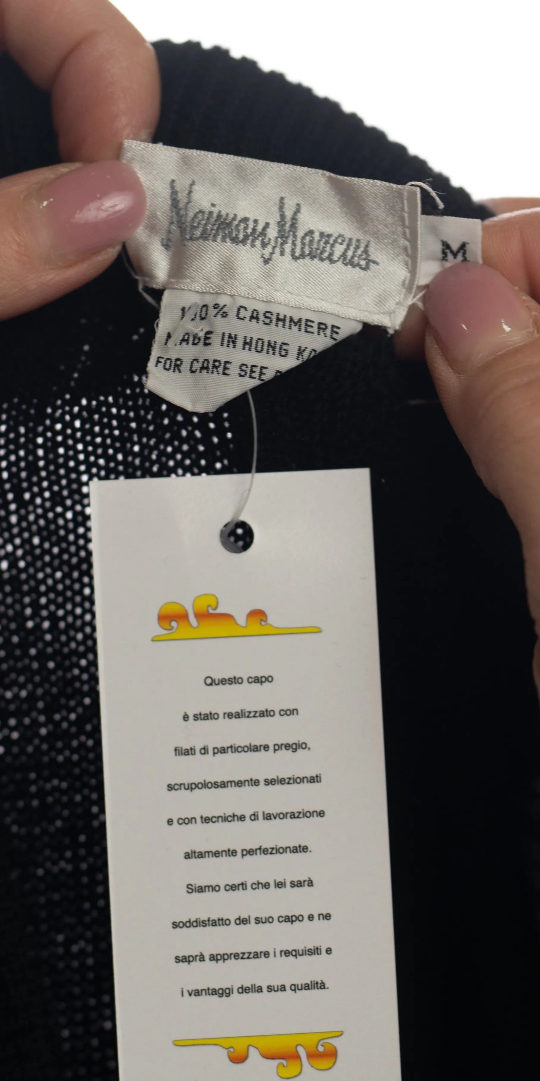 Pantaloni conici din casmir