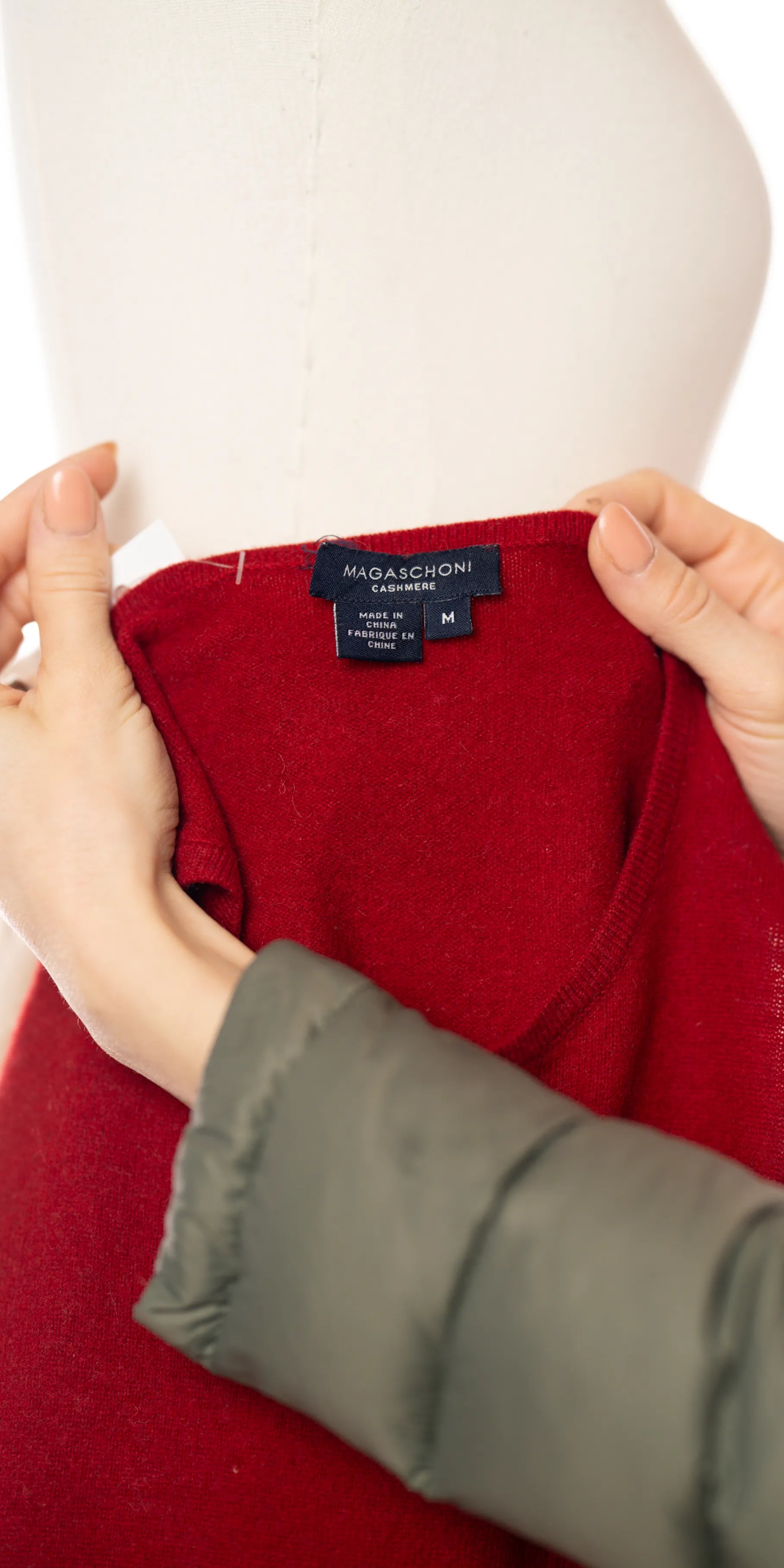 Bluza fara maneci din casmir - Magsachoni