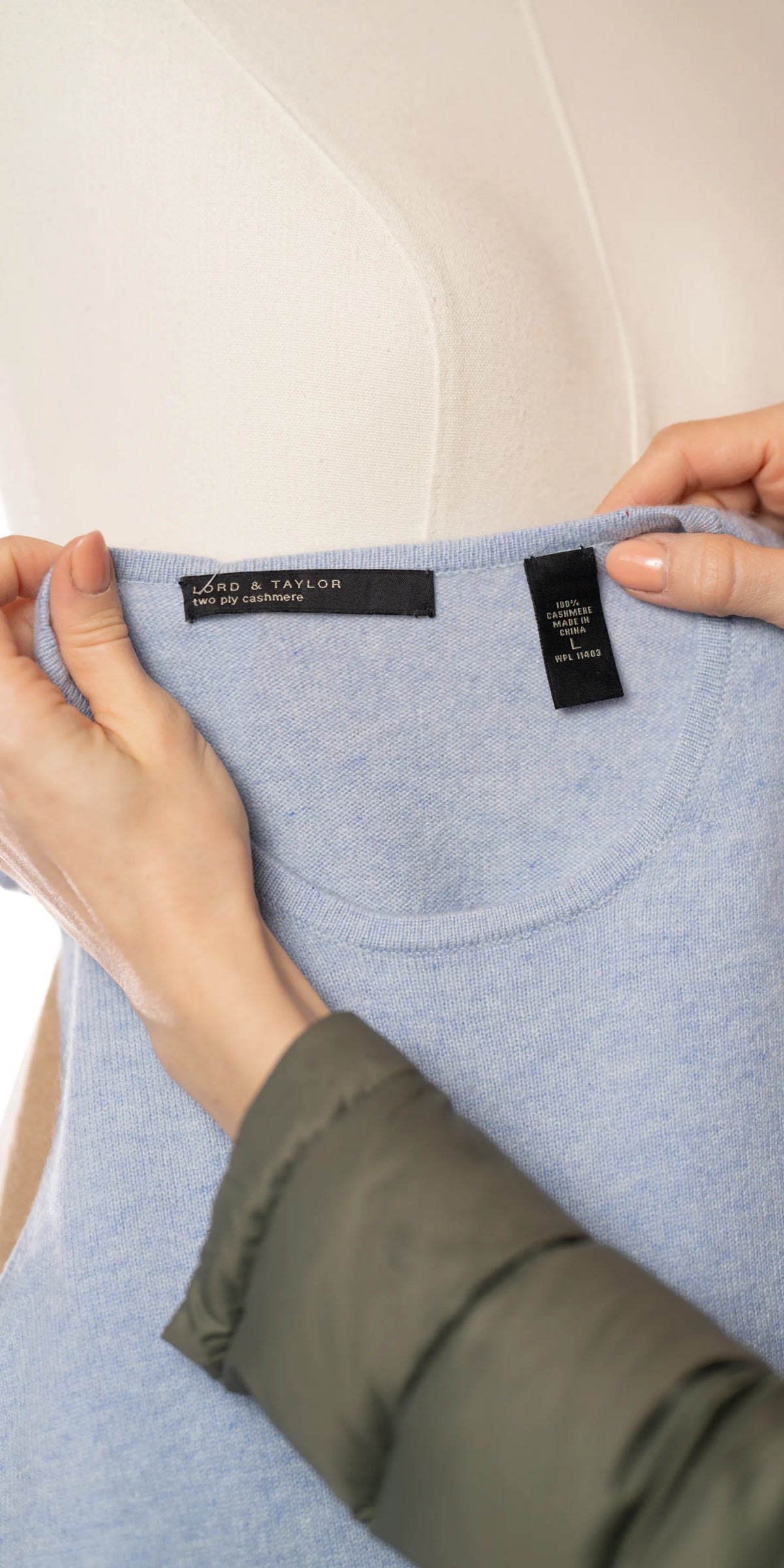 Bluza din casmir fara maneci - Lord & Taylor