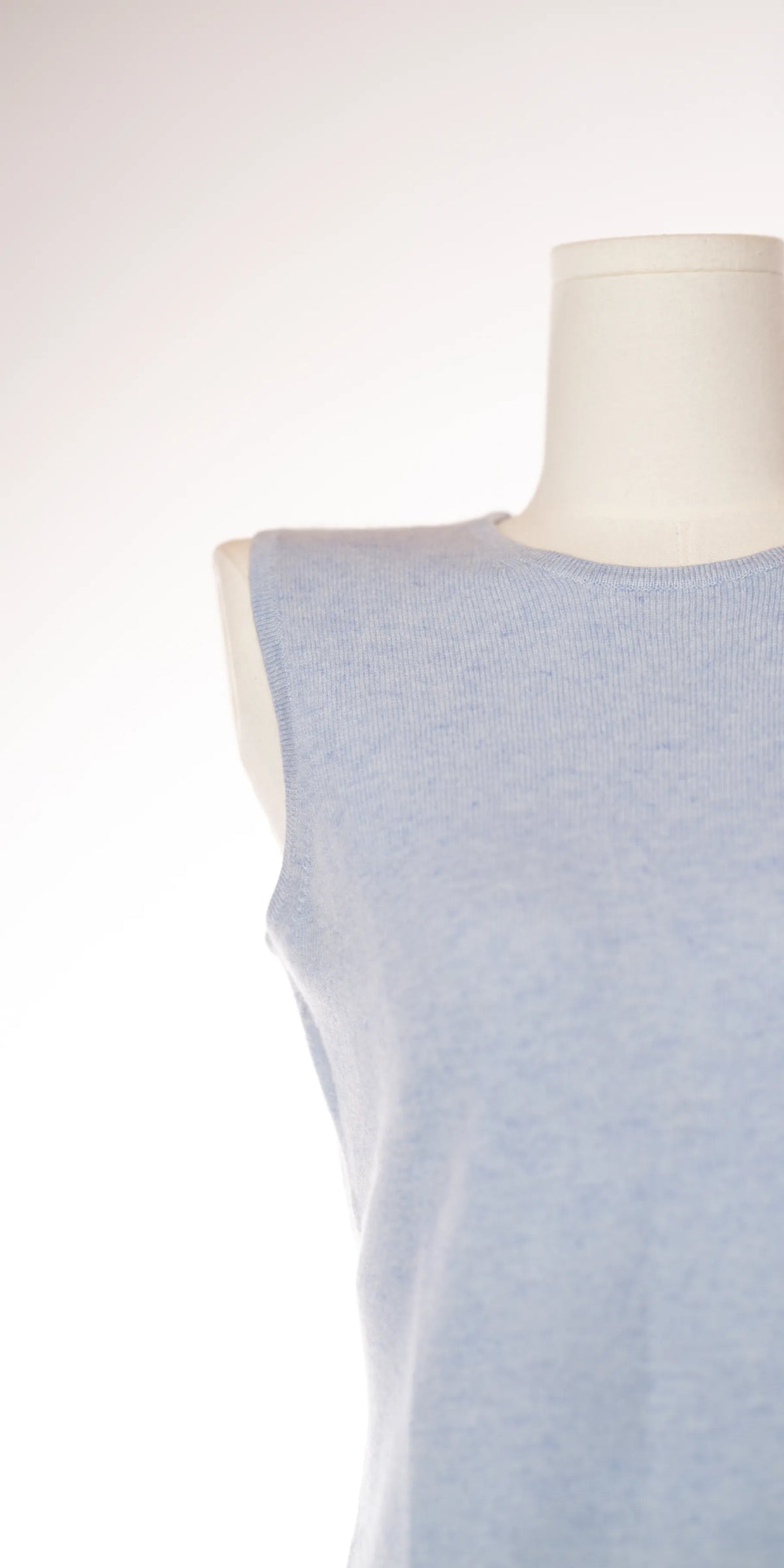 Bluza din casmir fara maneci - Lord & Taylor