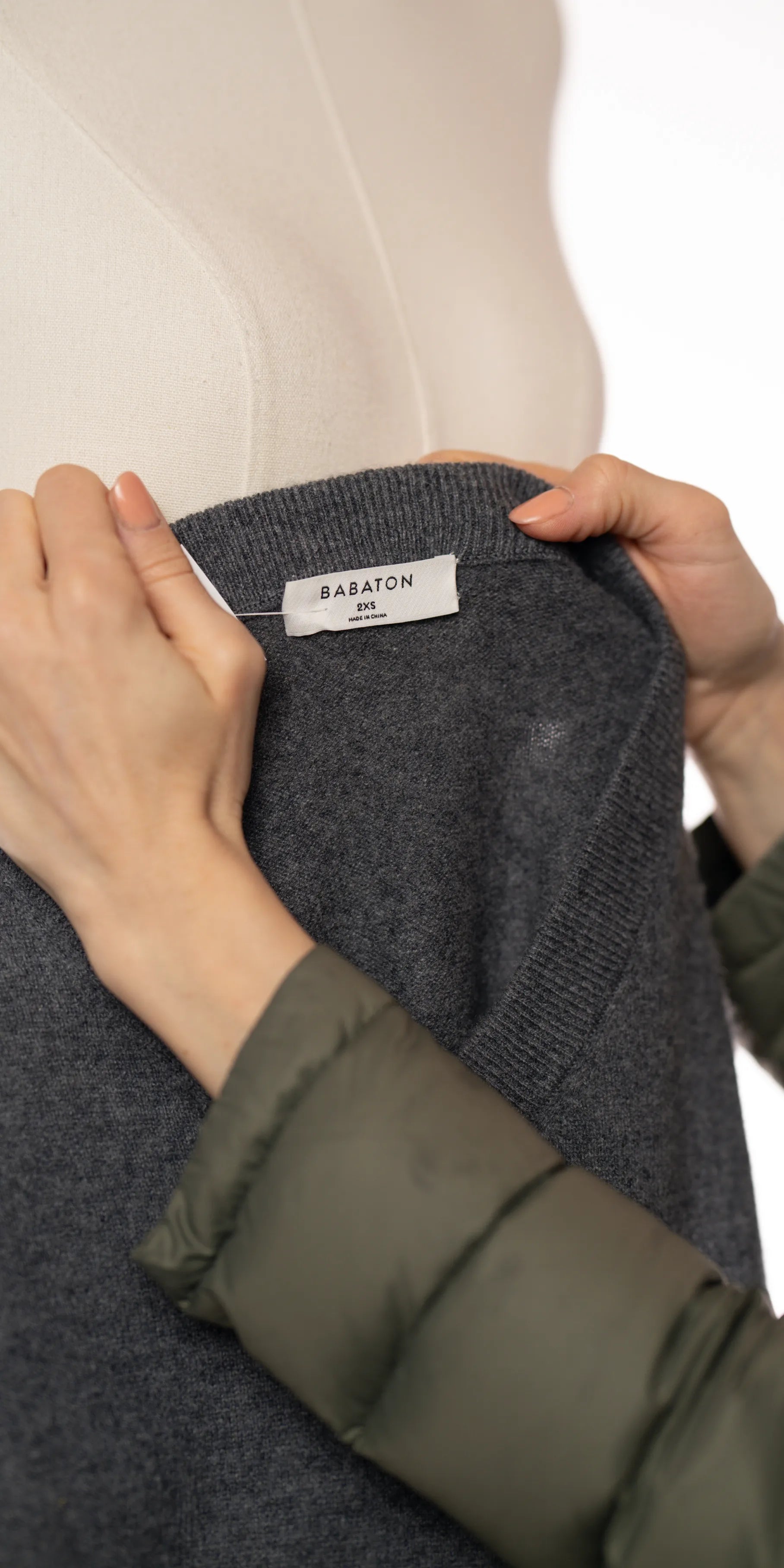 Bluza din casmir fara maneci - Babaton