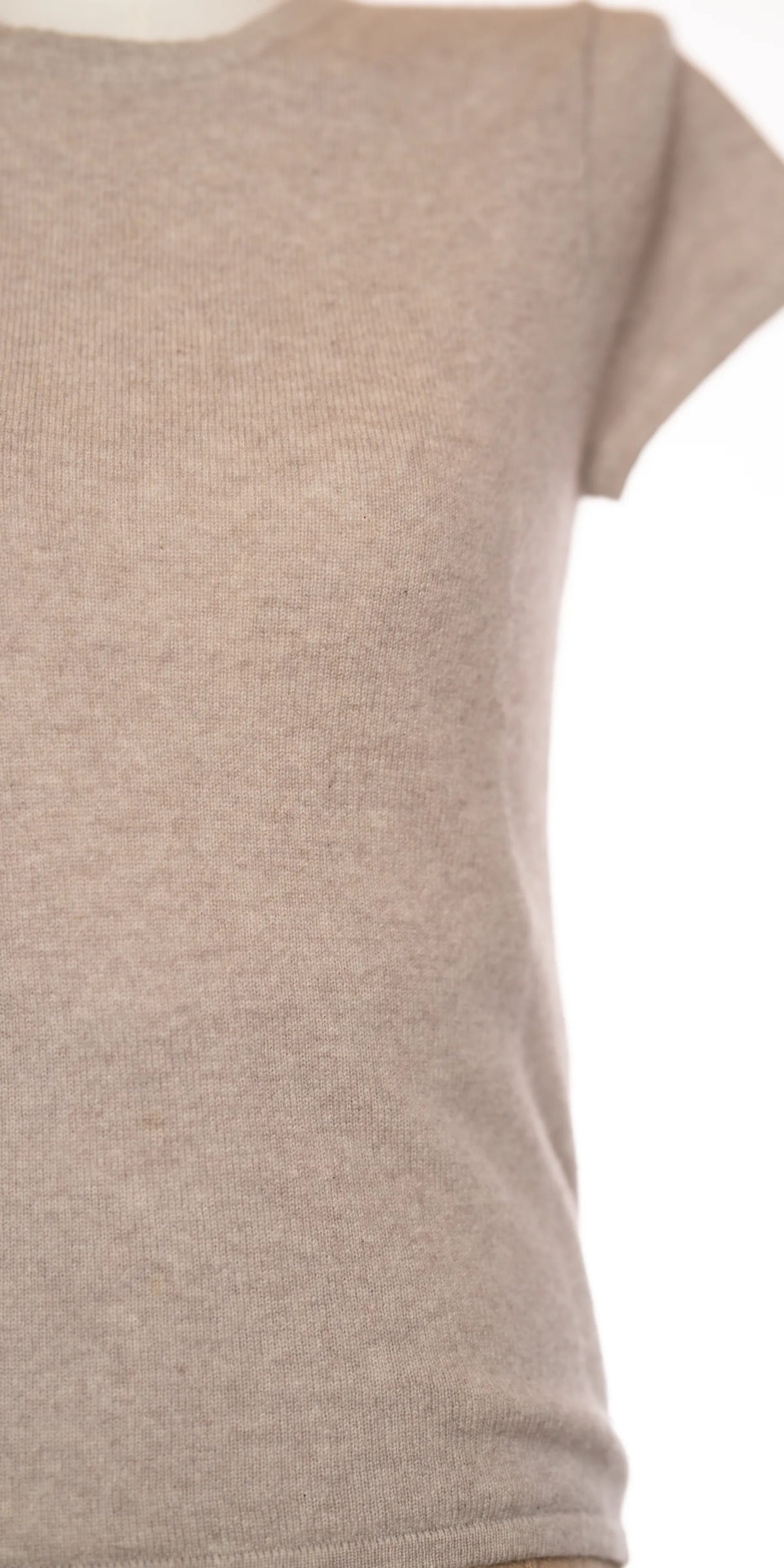 Bluza din casmir cu maneca scurta - Premise