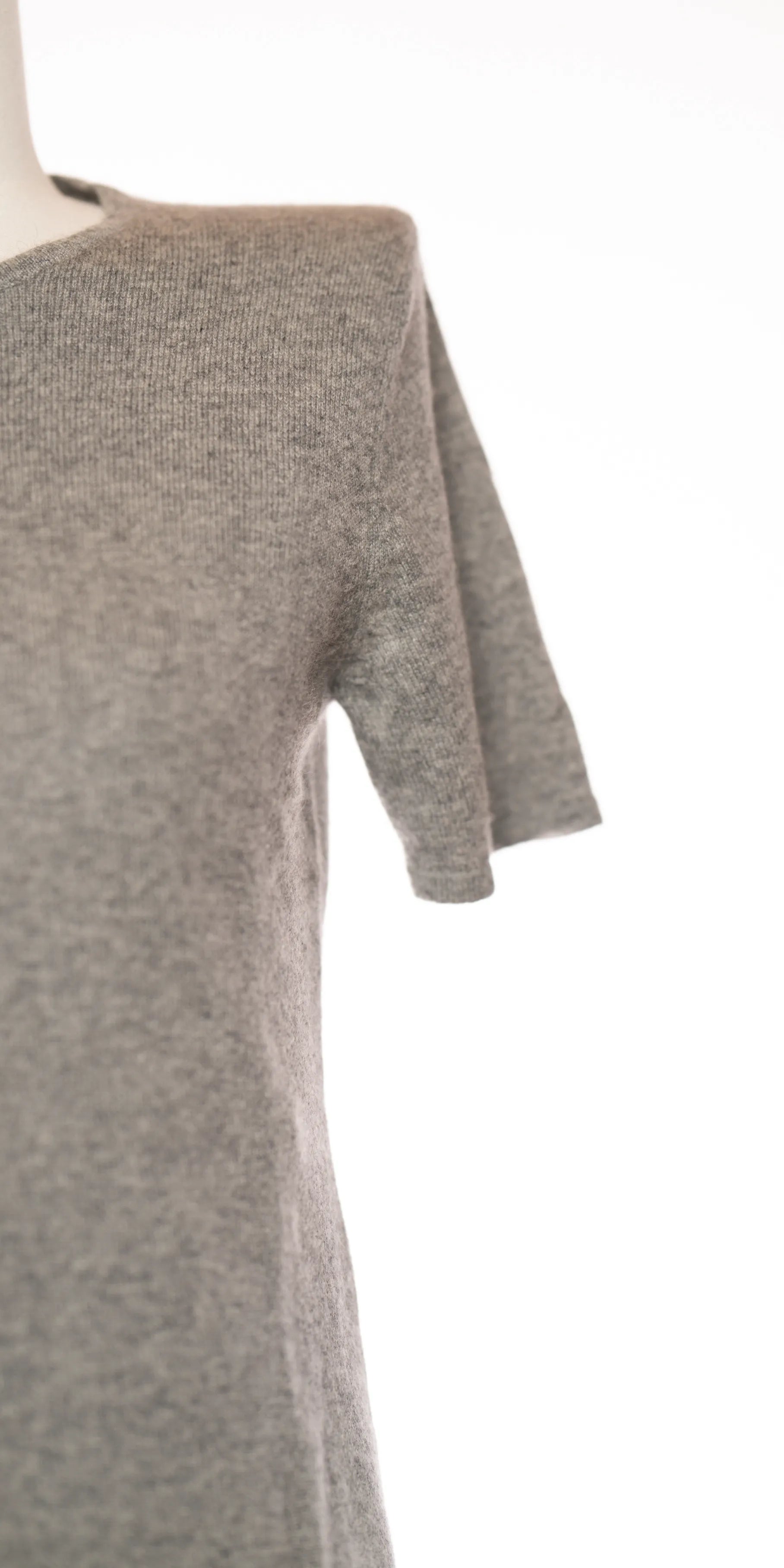 Bluza cu maneca scurta din casmir aerat - Ann Taylor