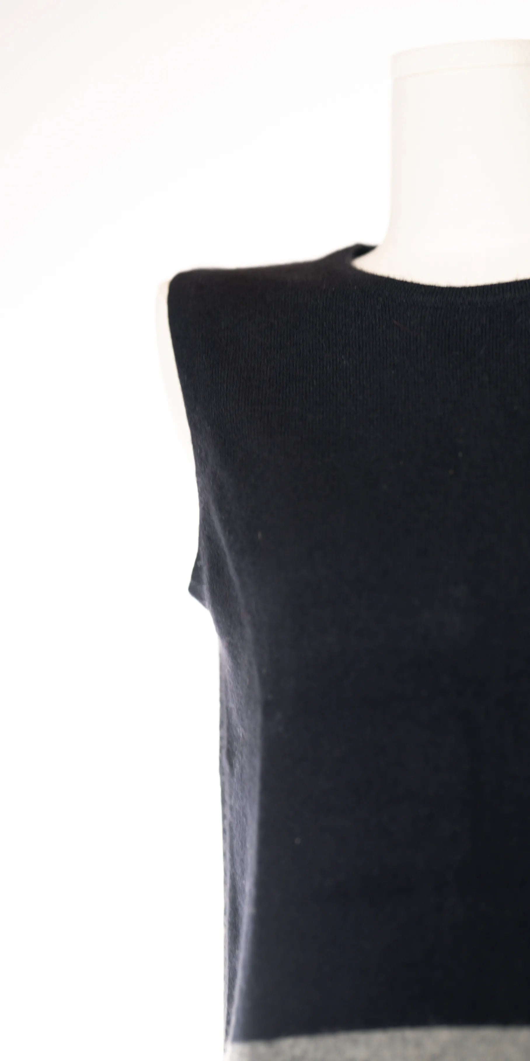 Bluza fara maneci din casmir - Charter Club
