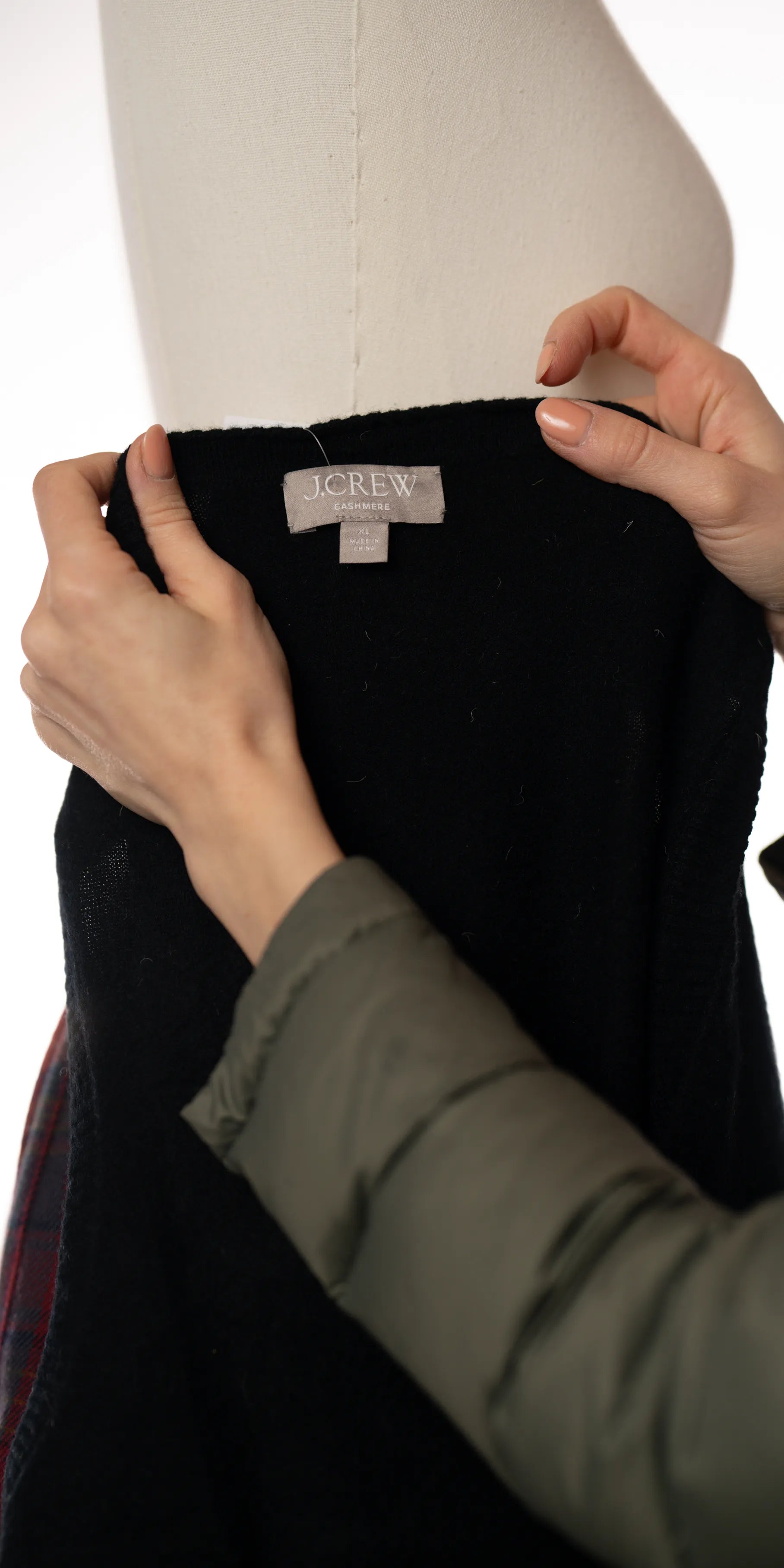 Vesta din casmir periat - J Crew