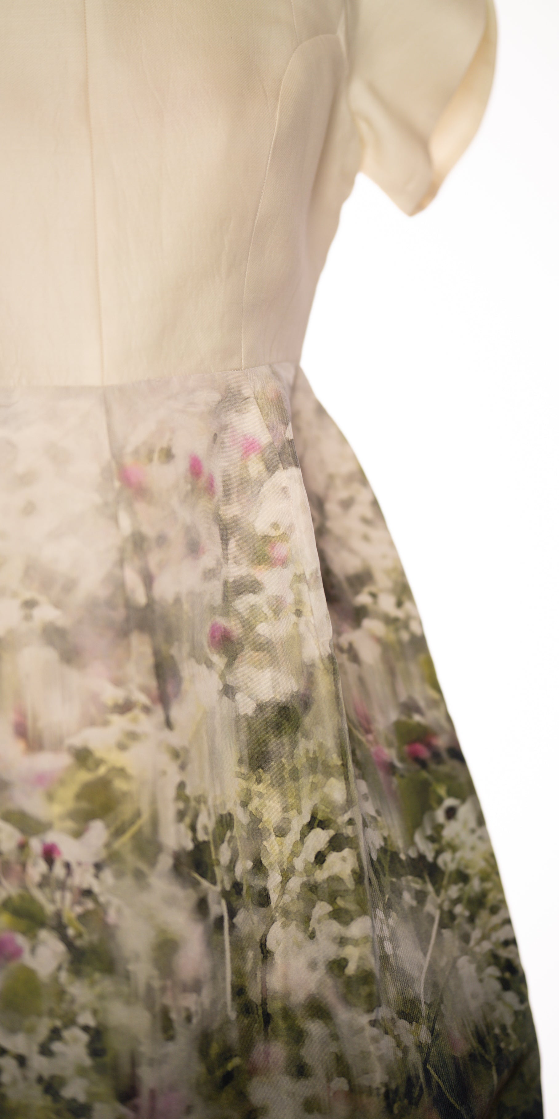 Rochie din matase naturala structurata - Made in Italy