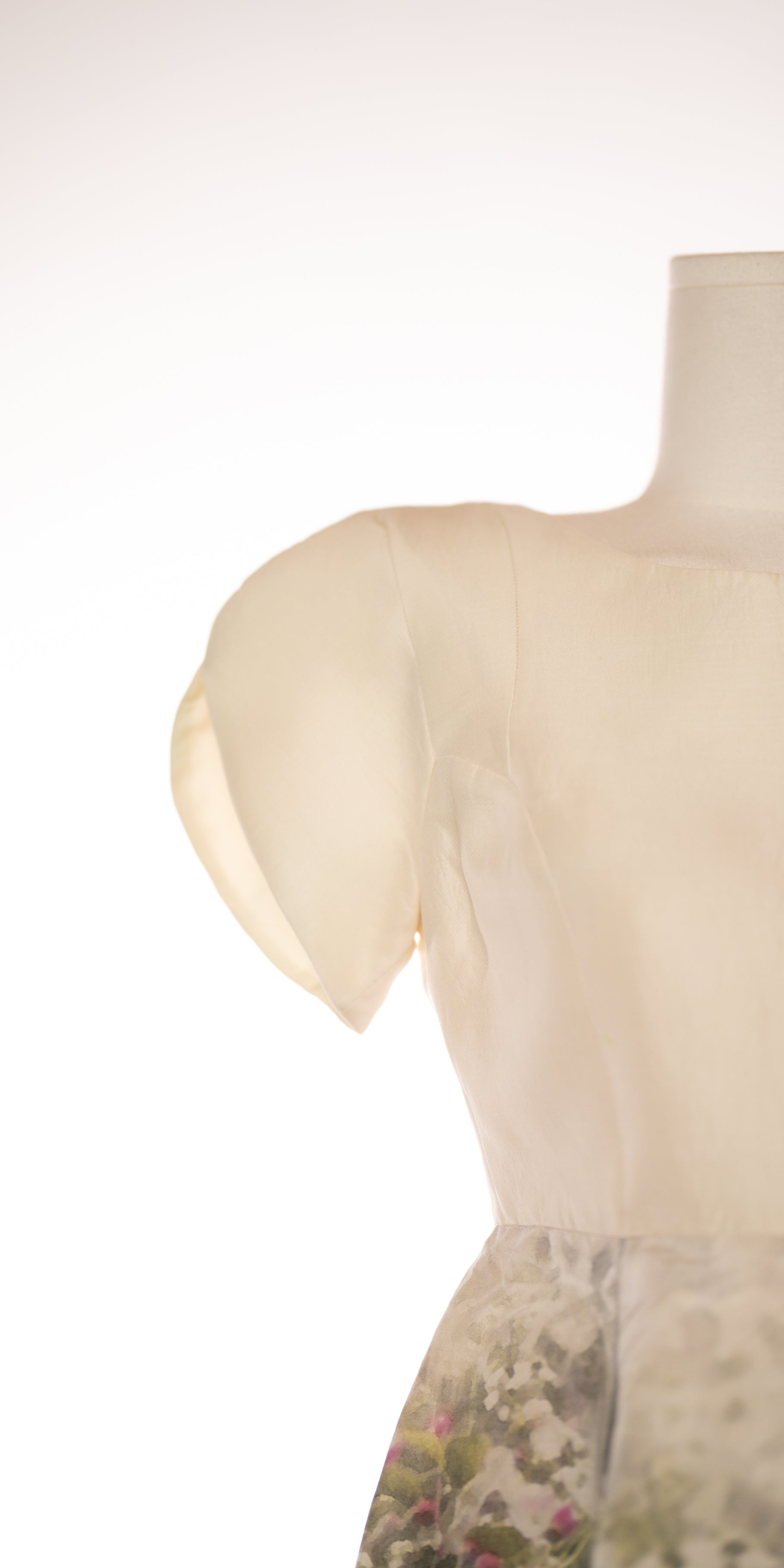 Rochie din matase naturala structurata - Made in Italy