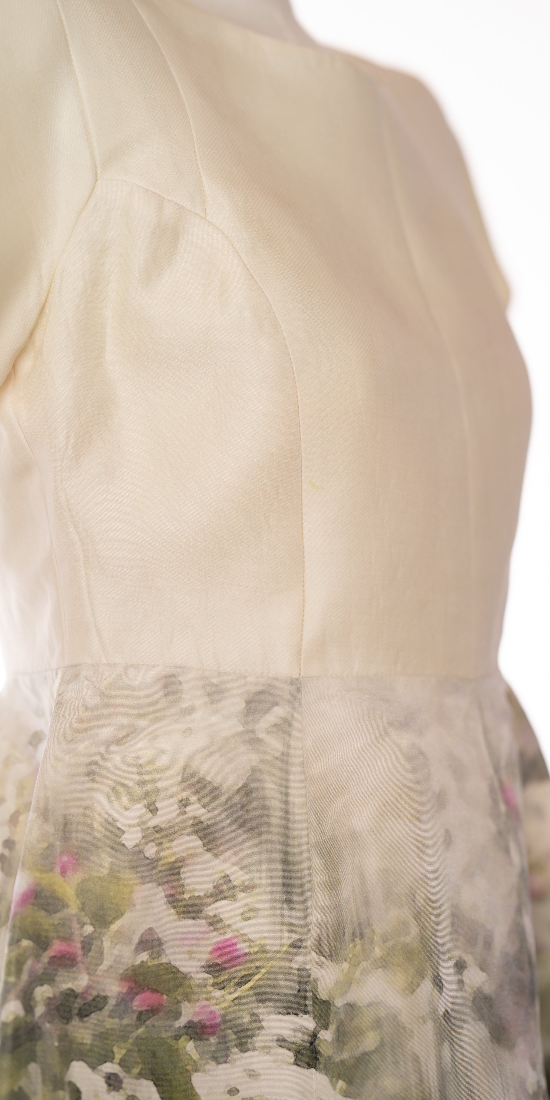 Rochie din matase naturala structurata - Made in Italy