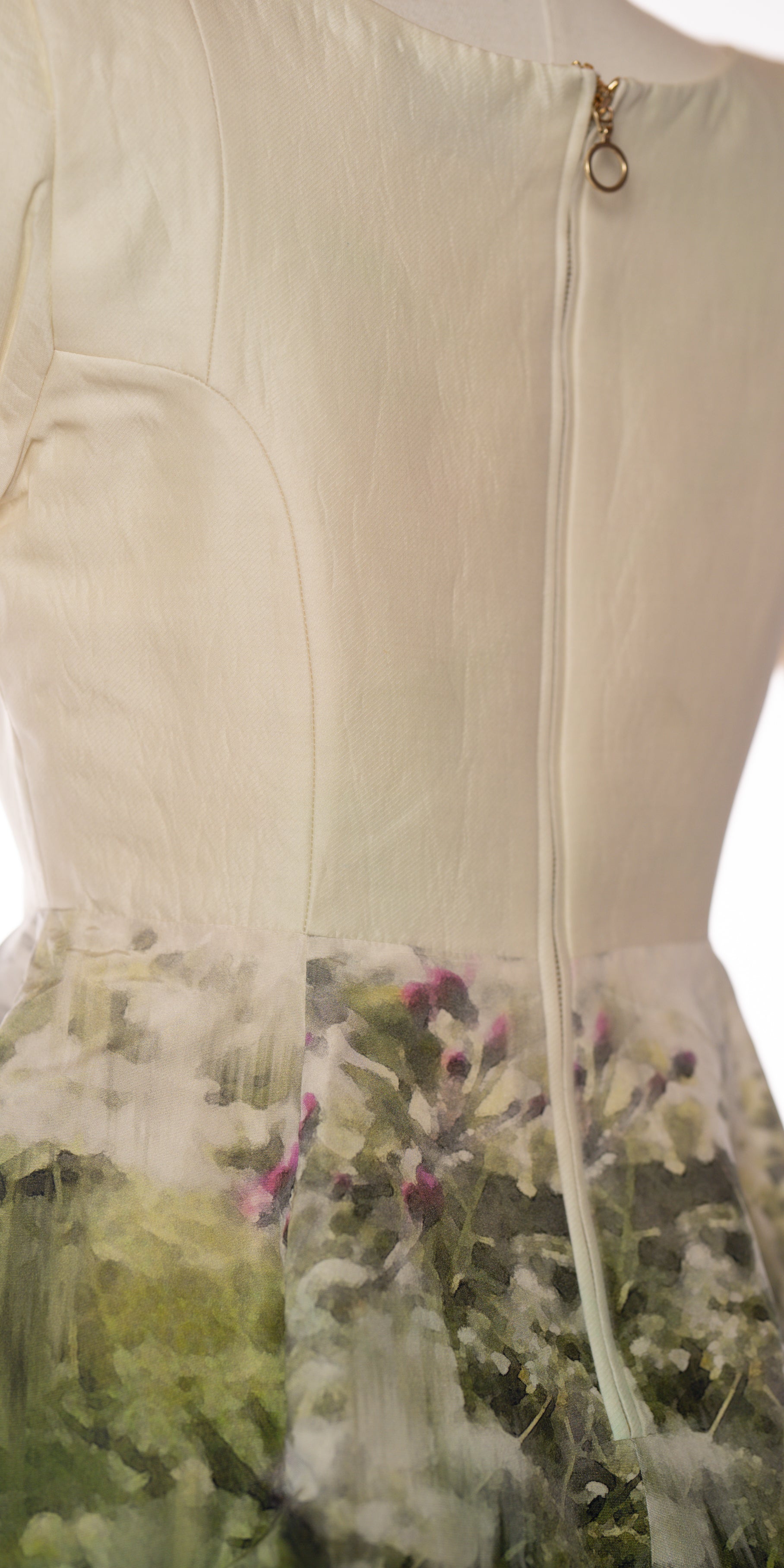 Rochie din matase naturala structurata - Made in Italy