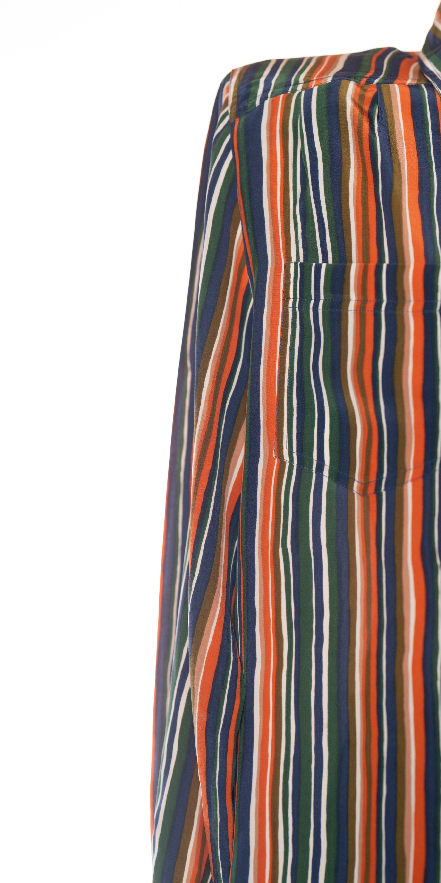 Camasa multicolora din matase - Cherie