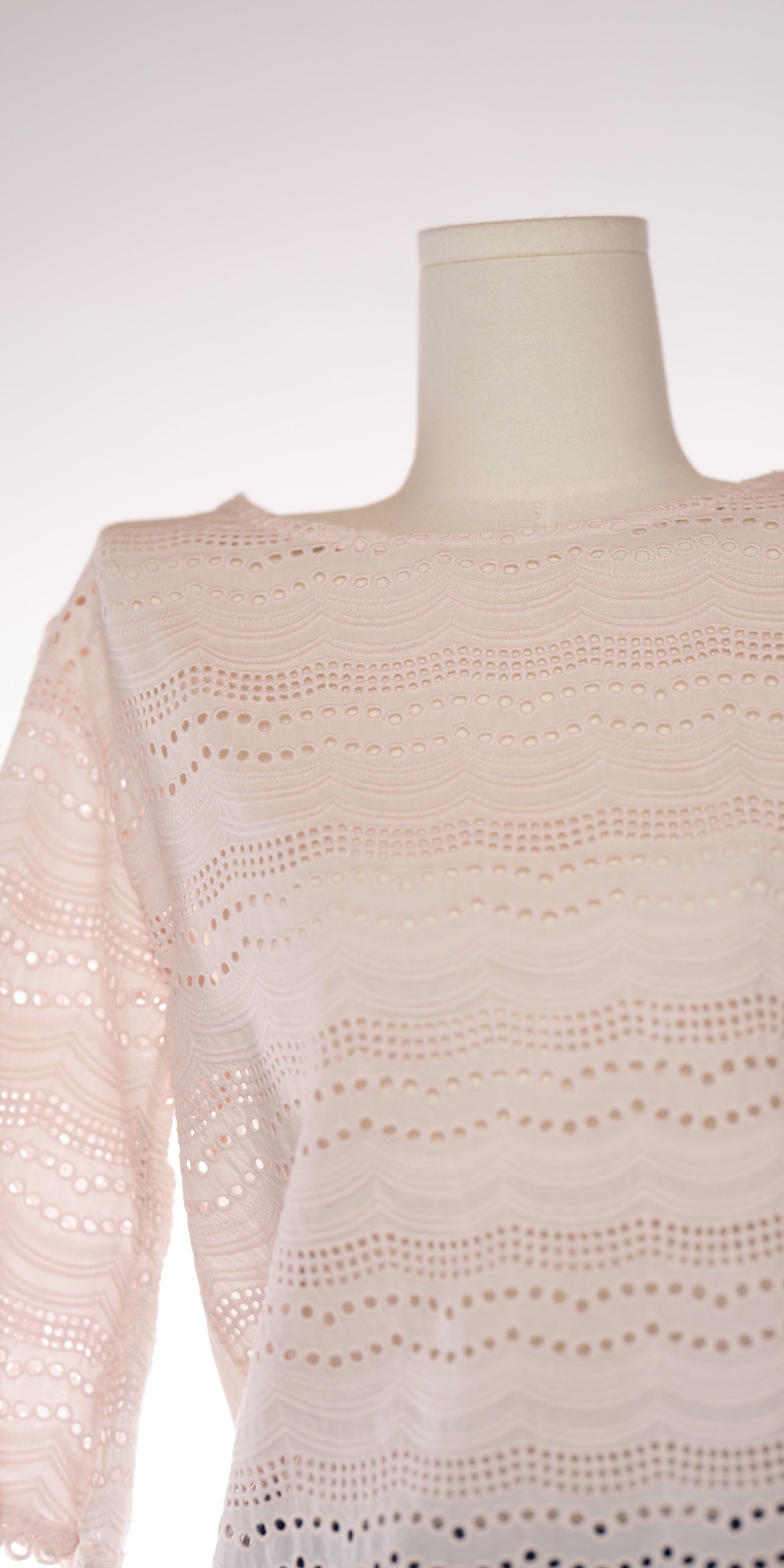 Bluza cu broderie englezeasca - Made in Italy