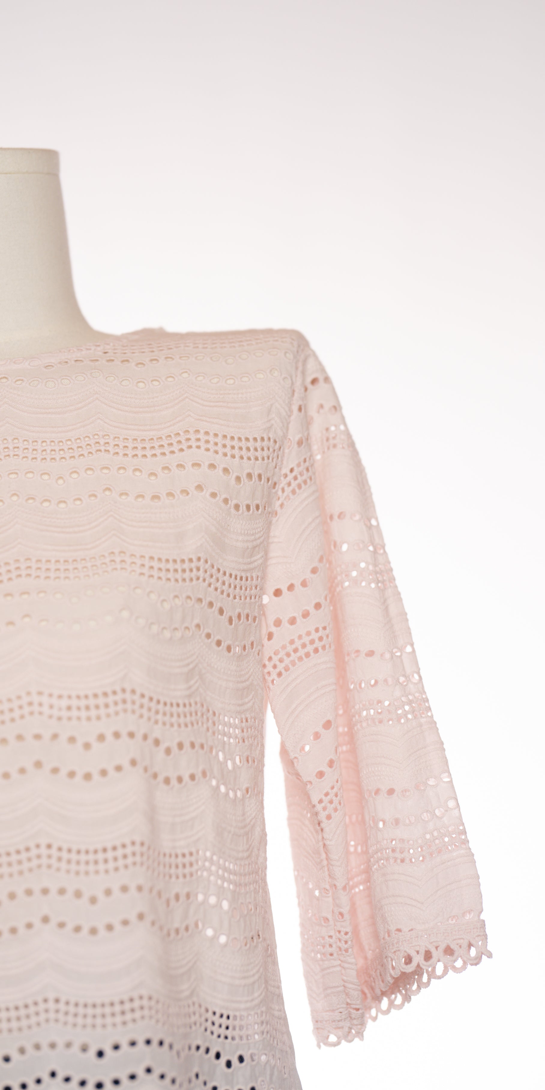 Bluza cu broderie englezeasca - Made in Italy