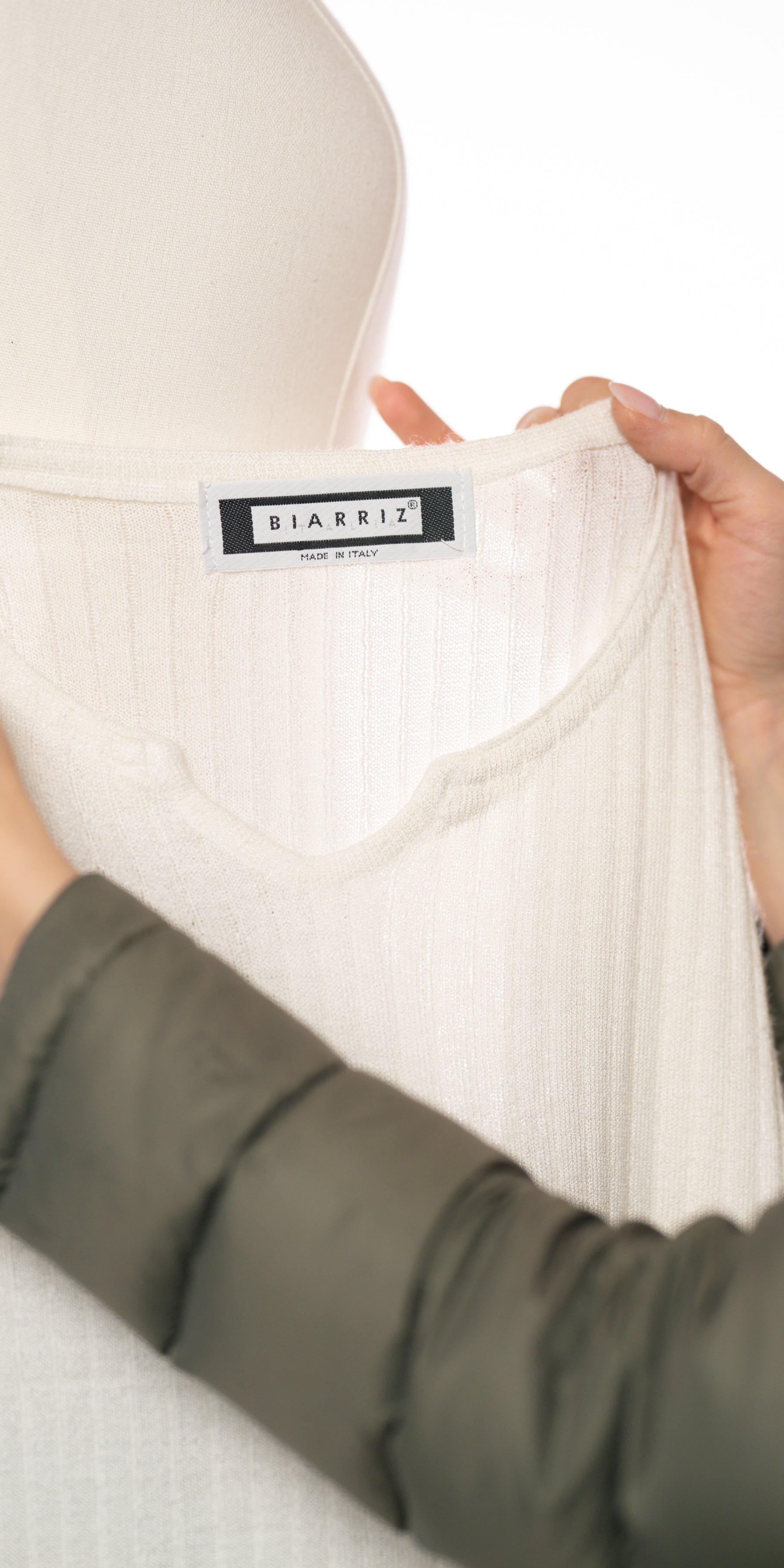 Tricou fluid tricotat - Biarriz