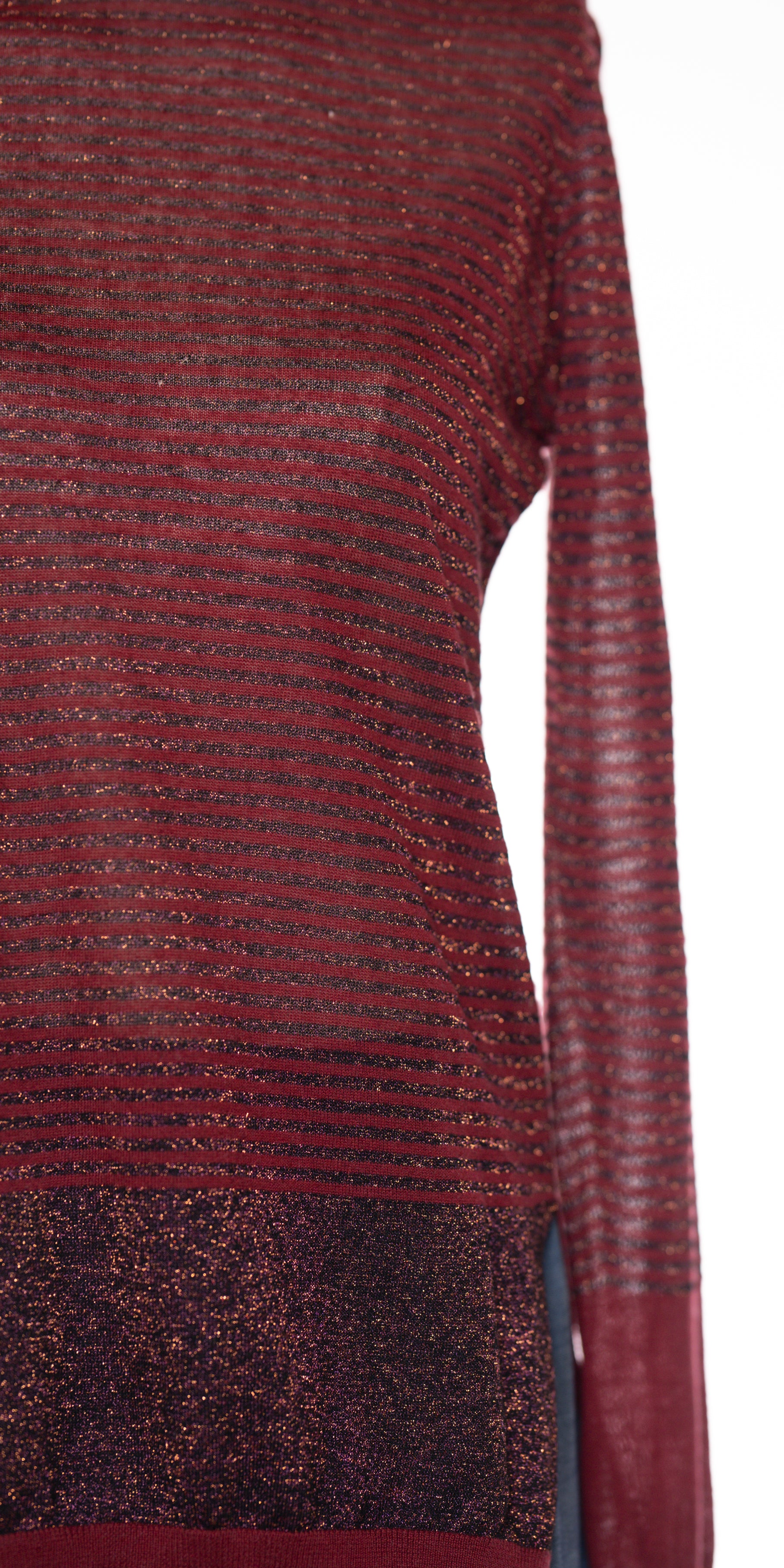 Bluza semitransparenta cu fir stralucitor  - Maliparmi
