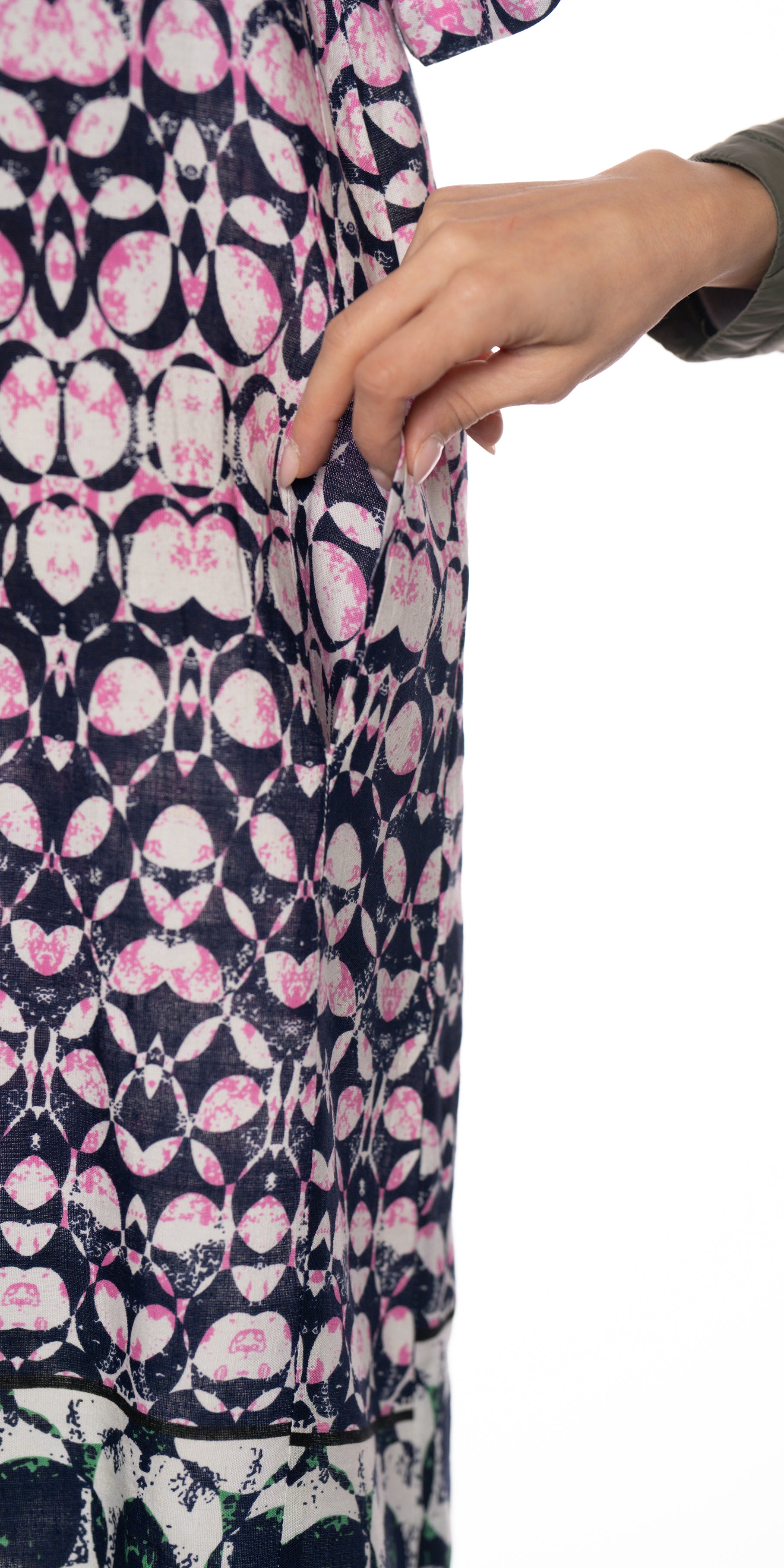 Rochie cu buzunare din in - Marila
