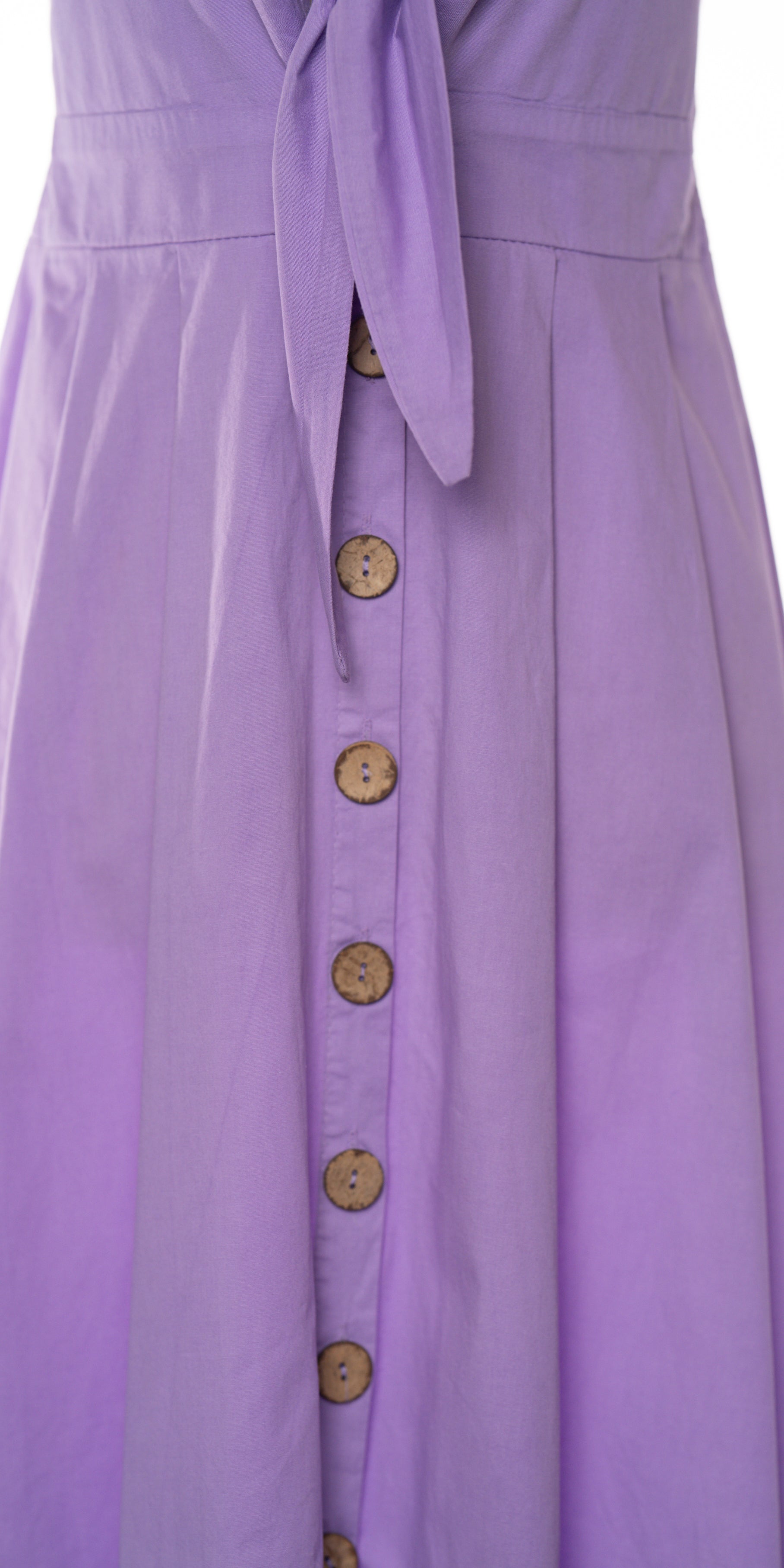 Rochie cu nasturi de lemn