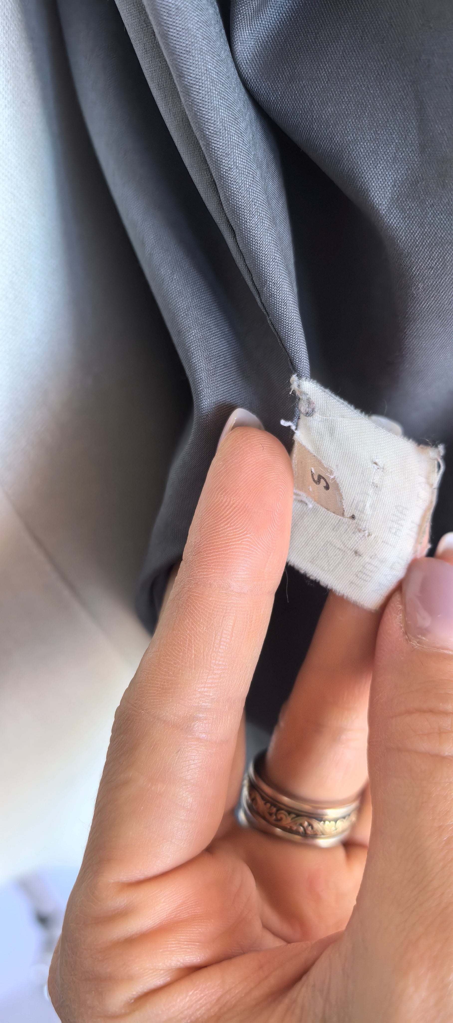 Palton din lana cu fir lung