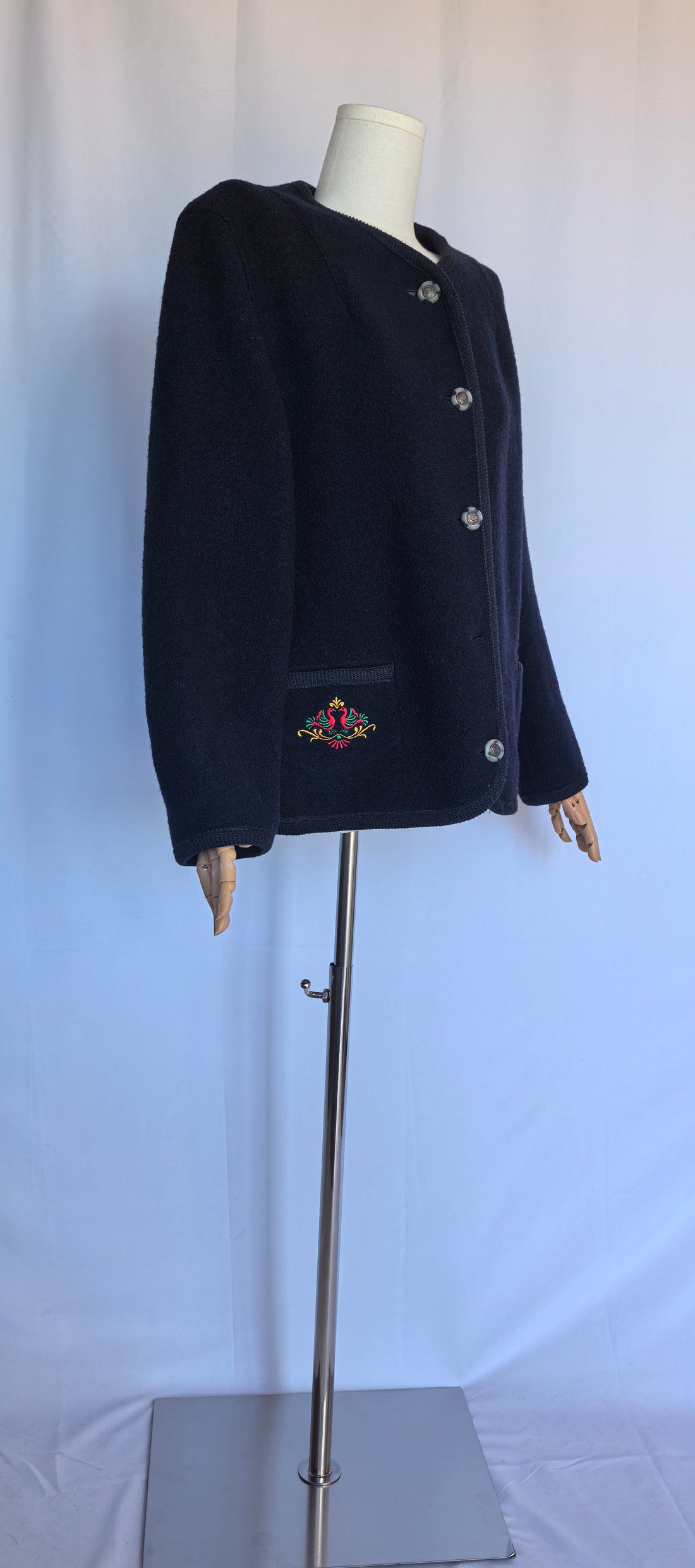 Jacheta din lana fiarta