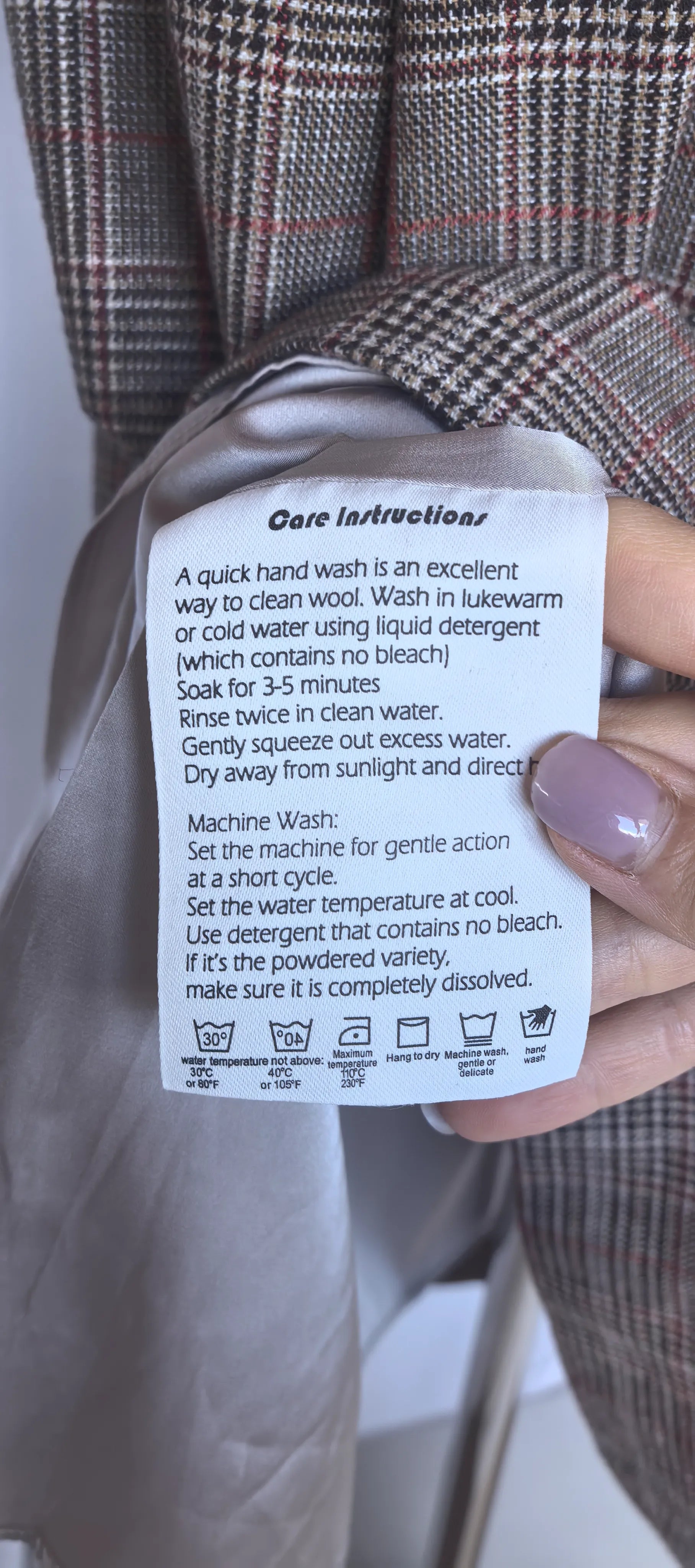 Rochie ampla din lana