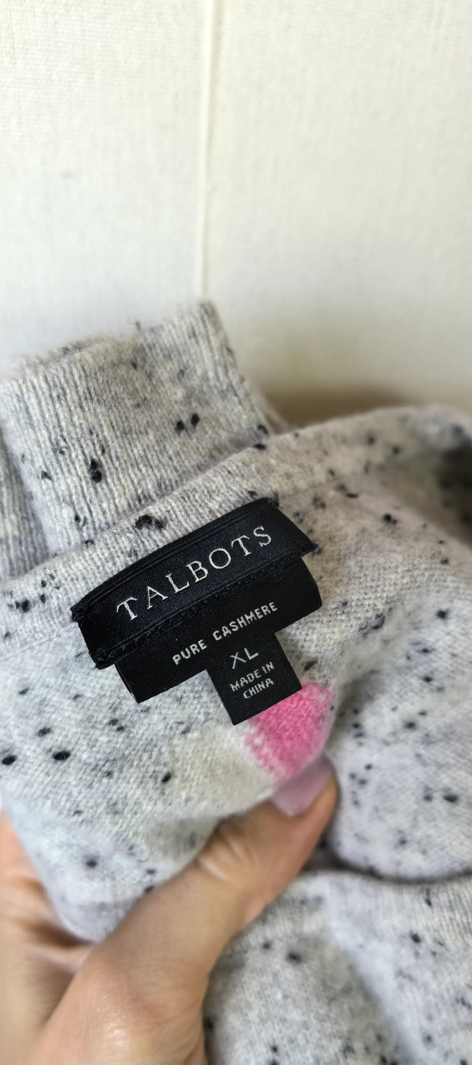 Pulover din casmir cu inimi - Talbots