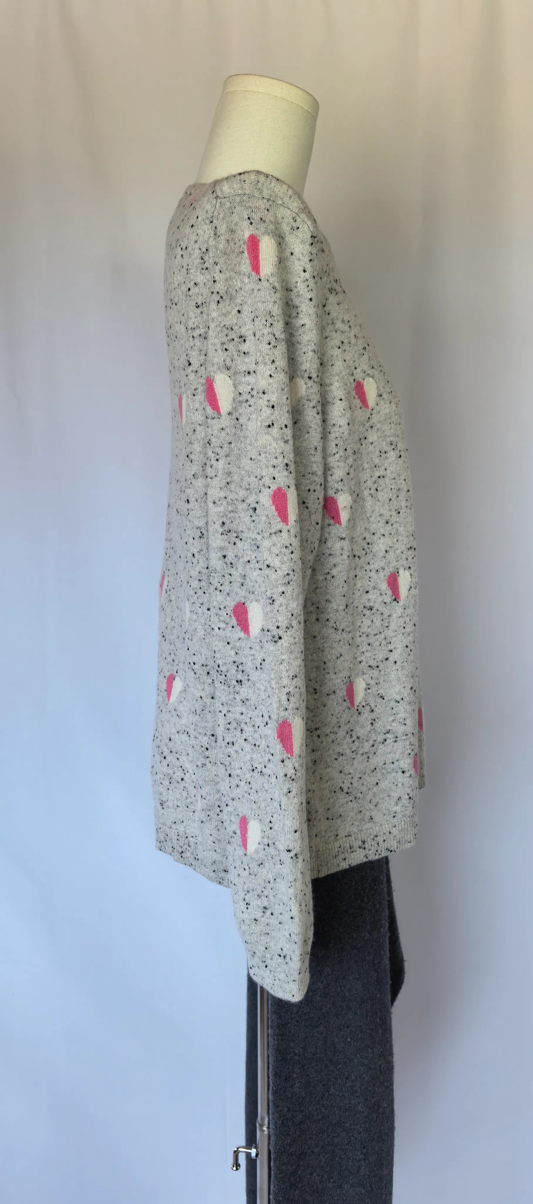 Pulover din casmir cu inimi - Talbots