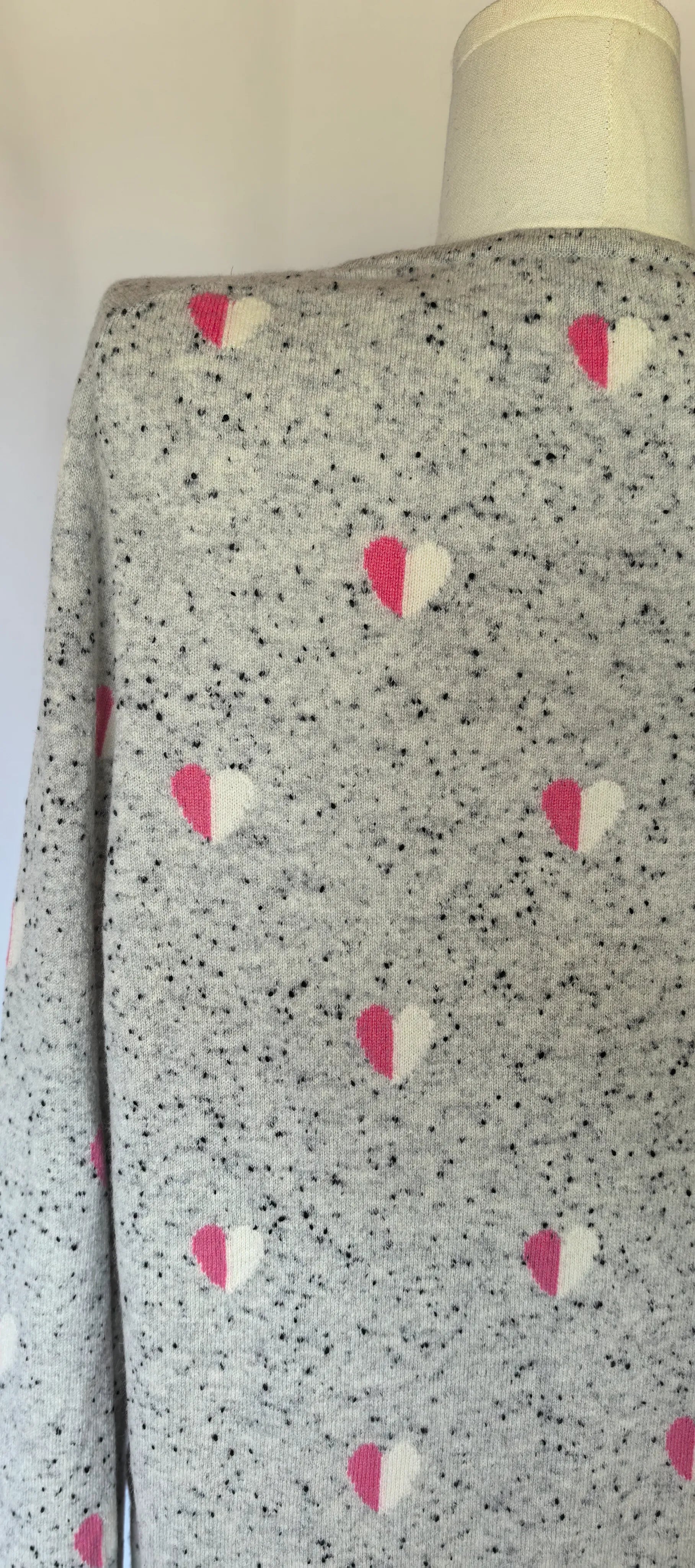 Pulover din casmir cu inimi - Talbots