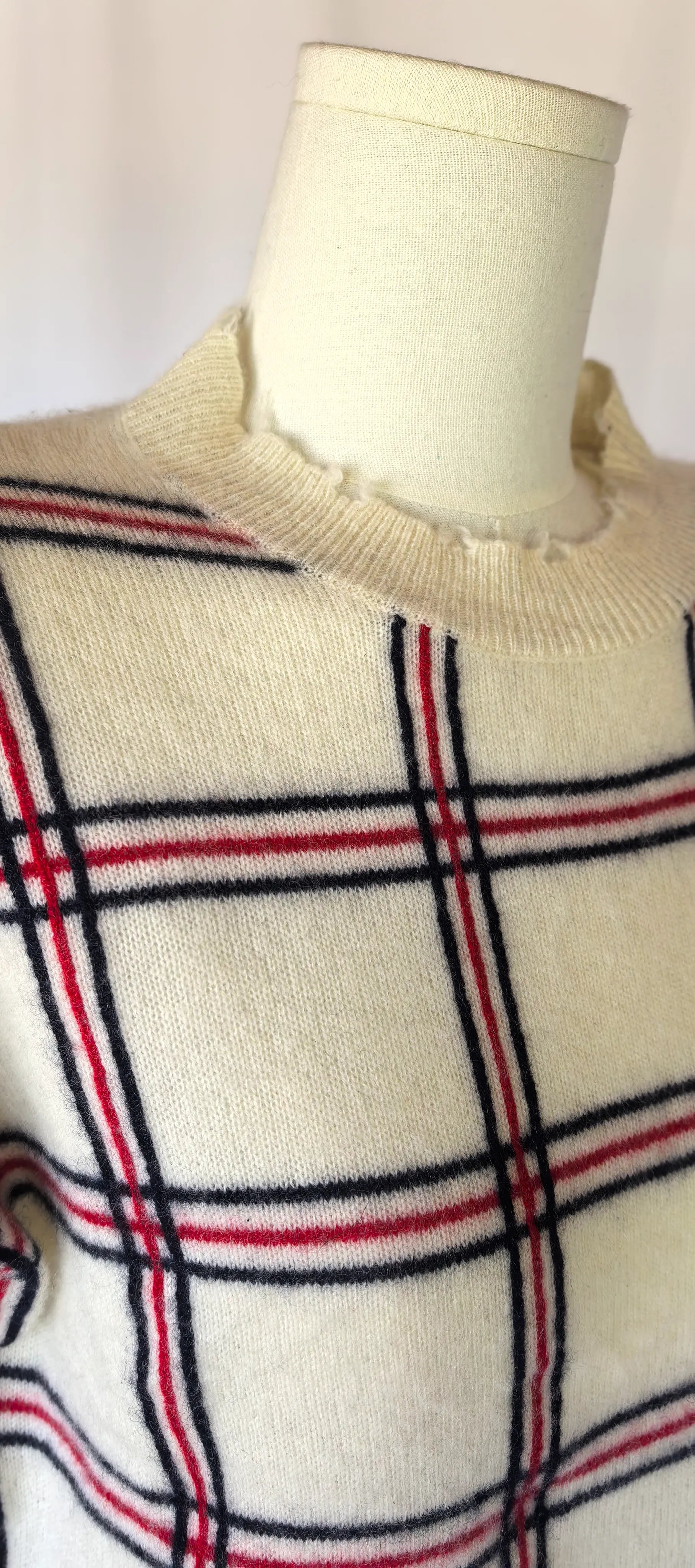 Pulover oversized din casmir -Aqua