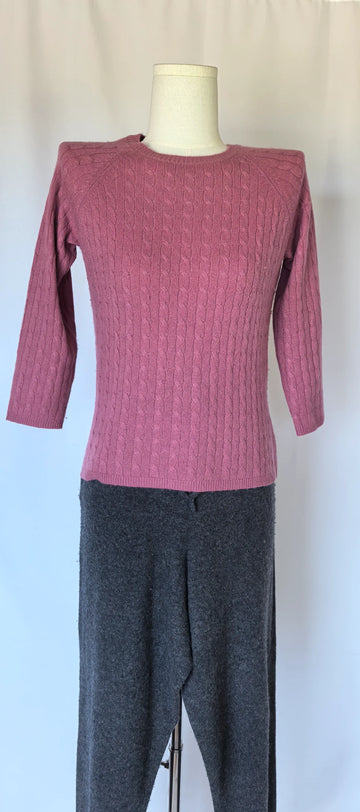 Pulover cu torsade din casmir - Lord & Taylor