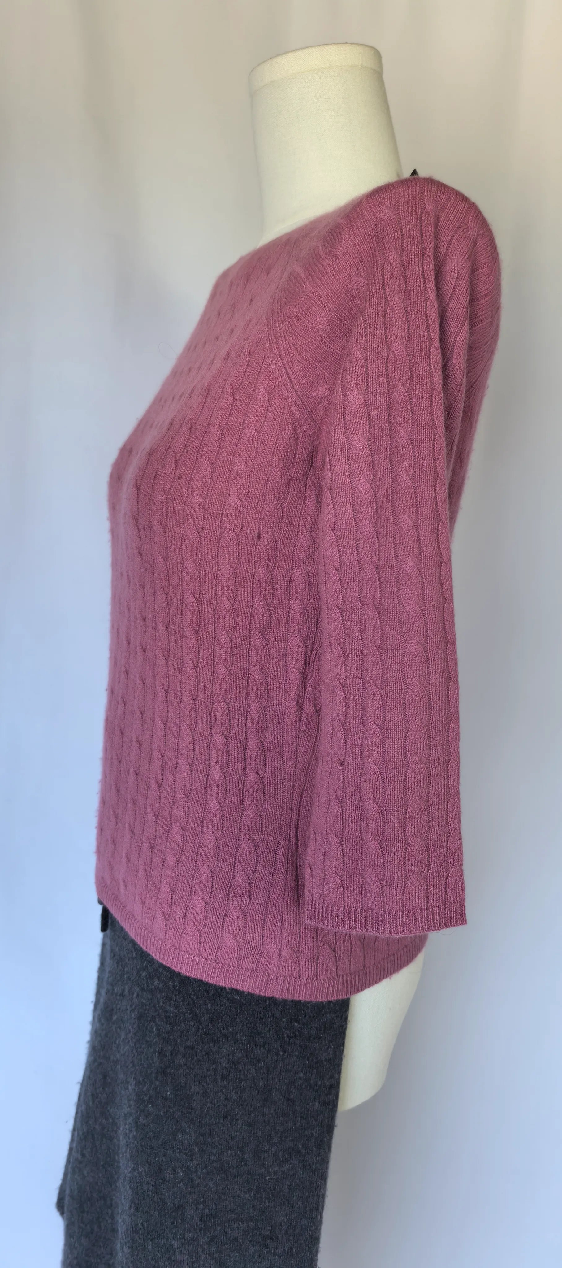 Pulover cu torsade din casmir - Lord & Taylor