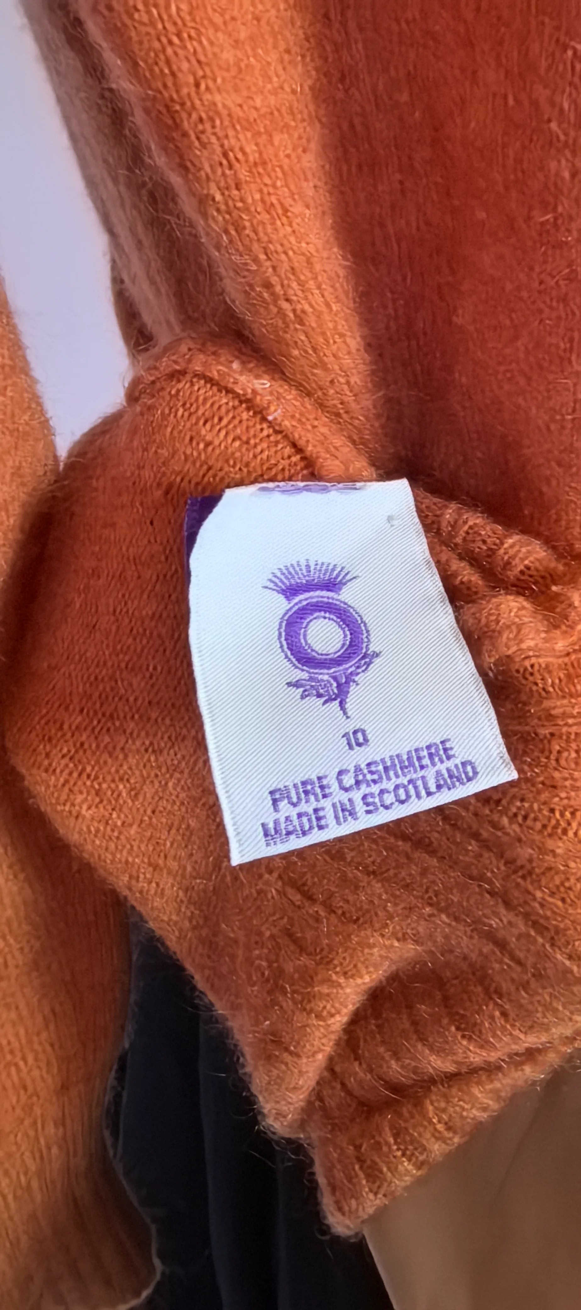 Pulover din casmir Brora - S