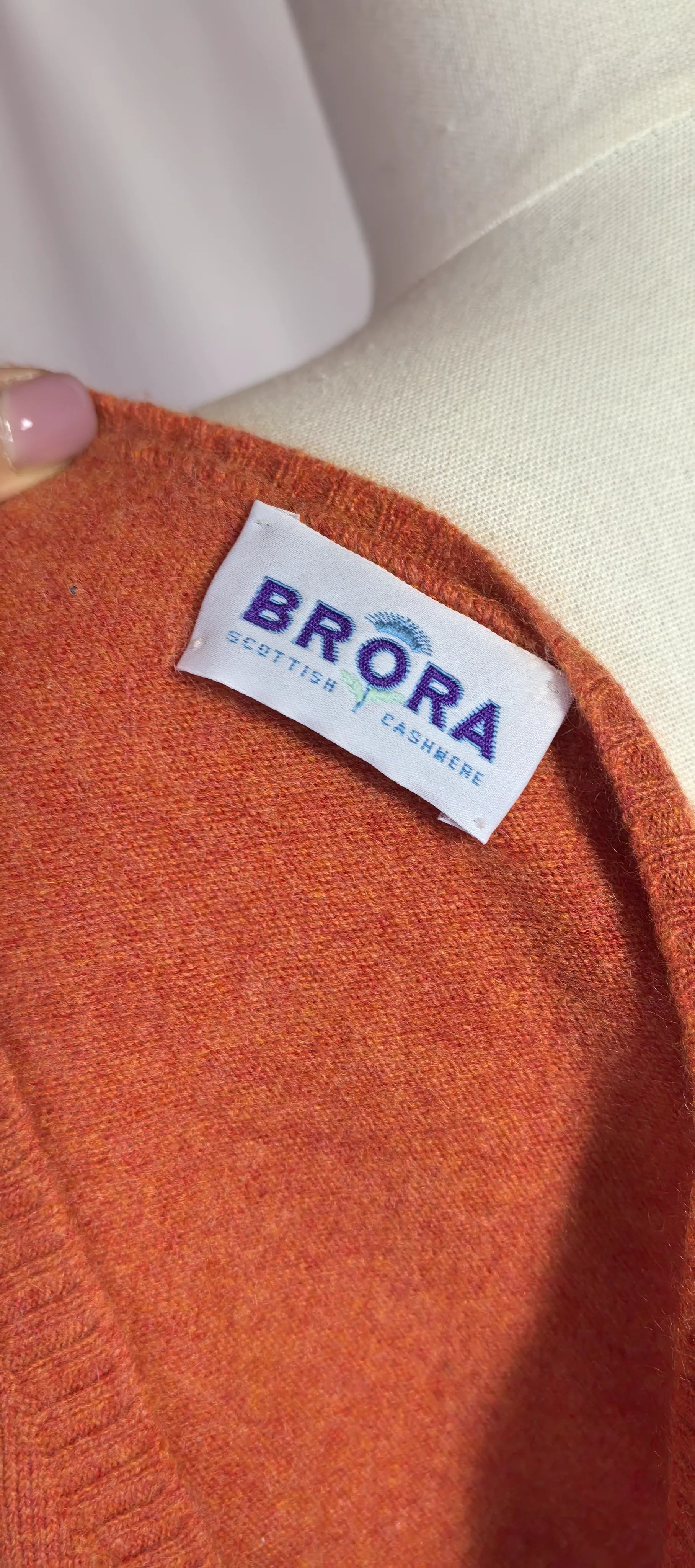 Pulover din casmir Brora - S