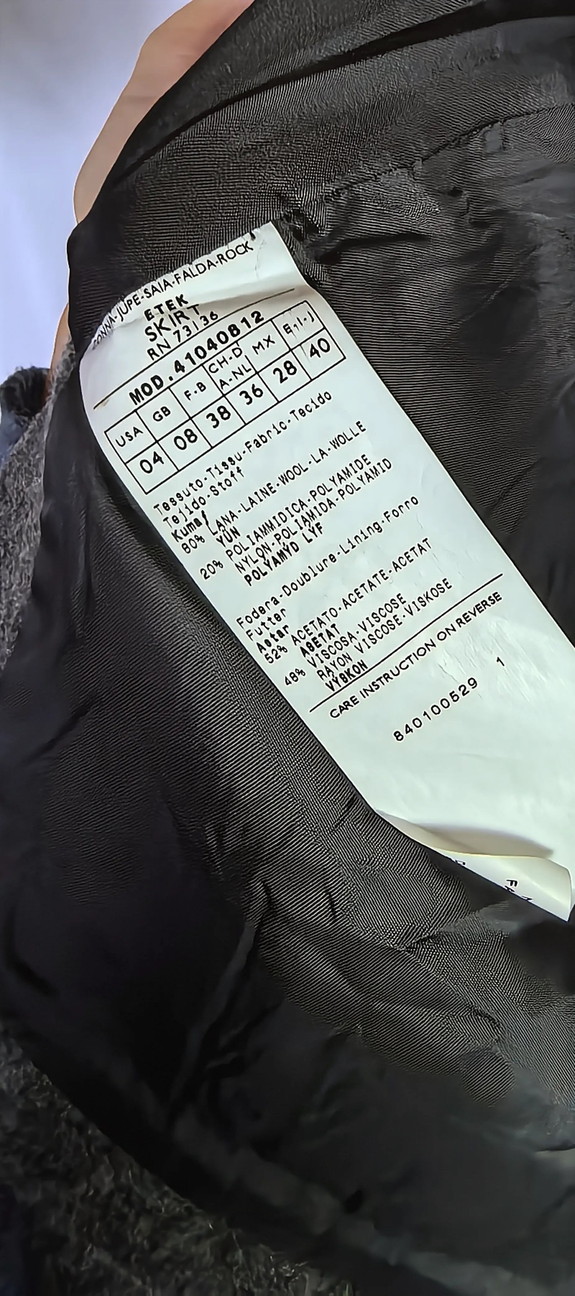 Fusta din lana Max&Co